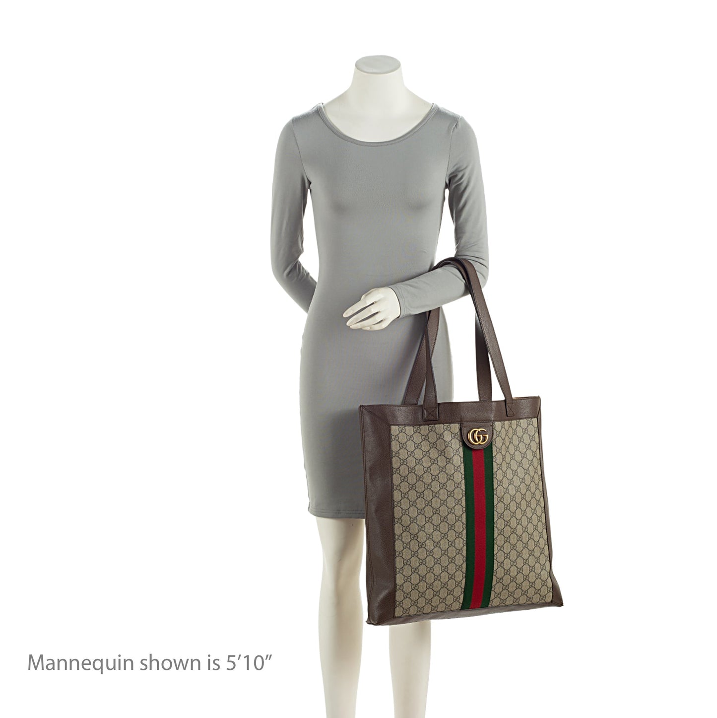 Gucci GG Supreme Ophidia Soft Vertical Large Tote (SHF-bY1N9K)