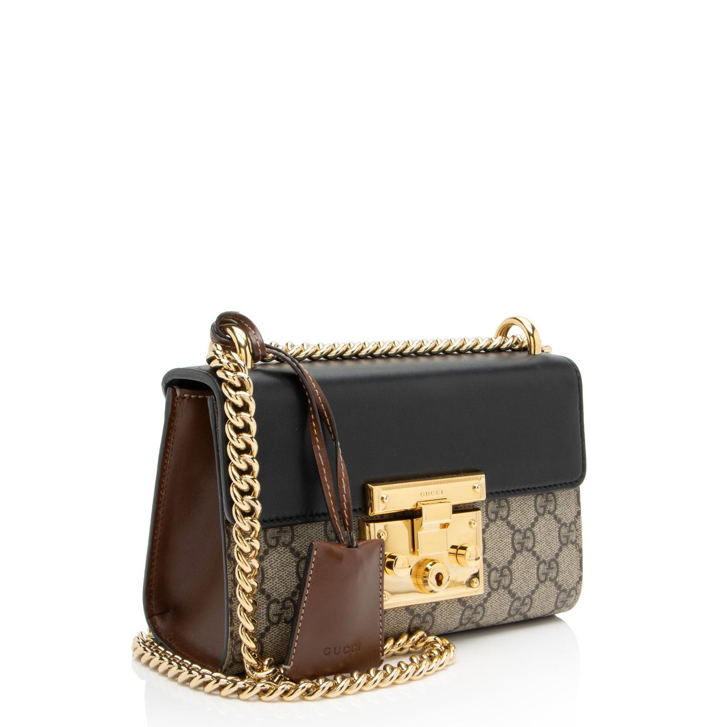 Gucci GG Supreme Padlock Small Shoulder Bag