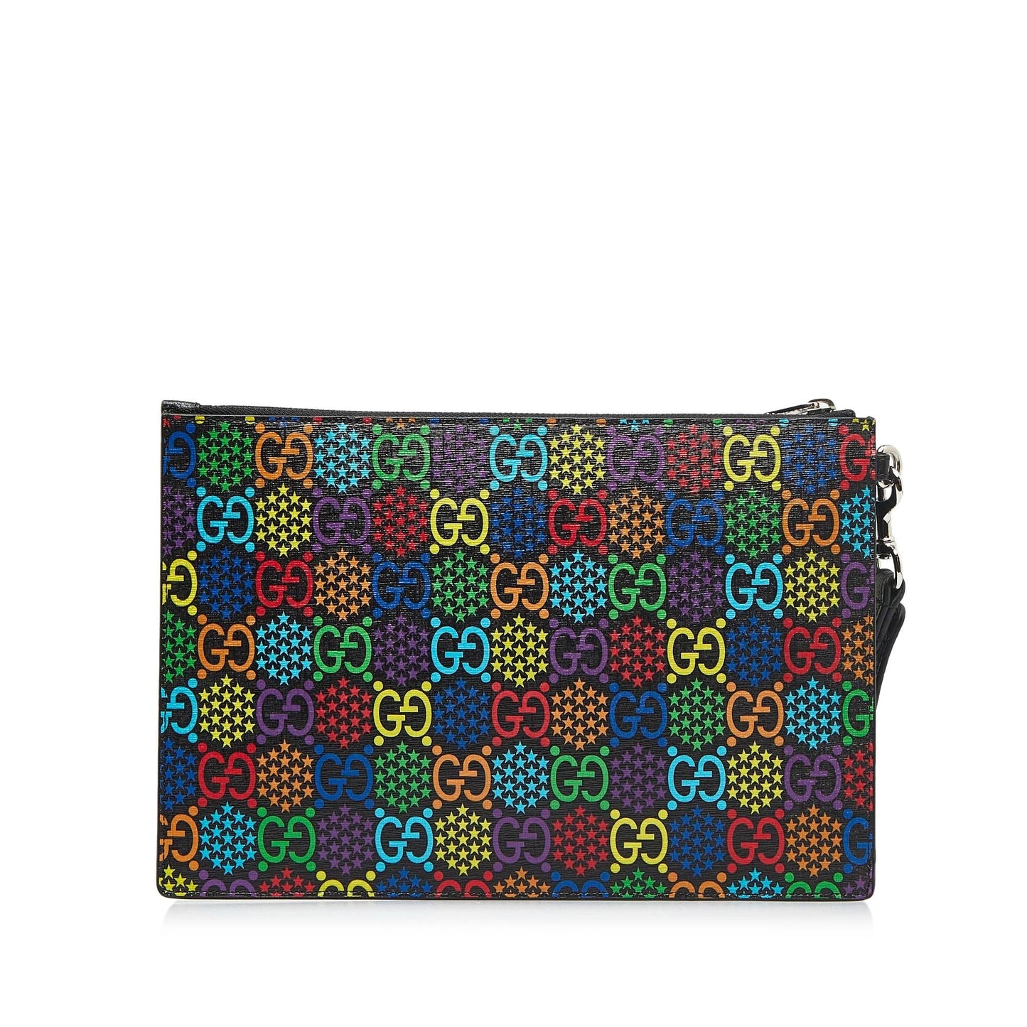 Gucci GG Supreme Psychedelic Zip Clutch (SHG-9nqASI)