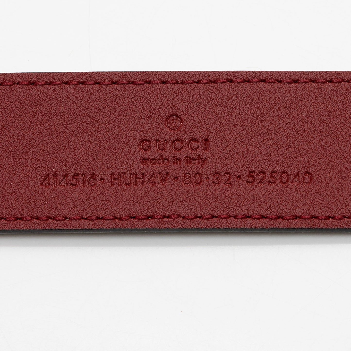 Gucci GG Supreme Slim Belt - Size 32 / 80 (SHF-pD0DBl)