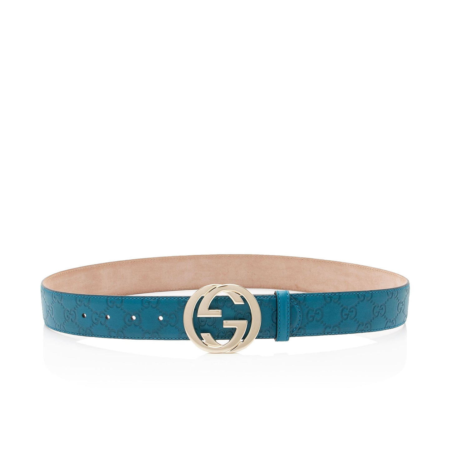 Gucci Guccissima Leather Interlocking G Belt - Size 36 / 90