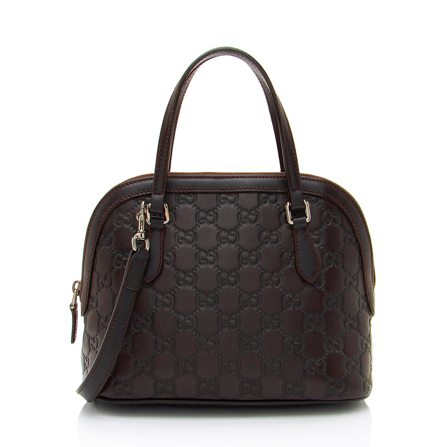 Gucci Guccissima Leather Dome Small Satchel