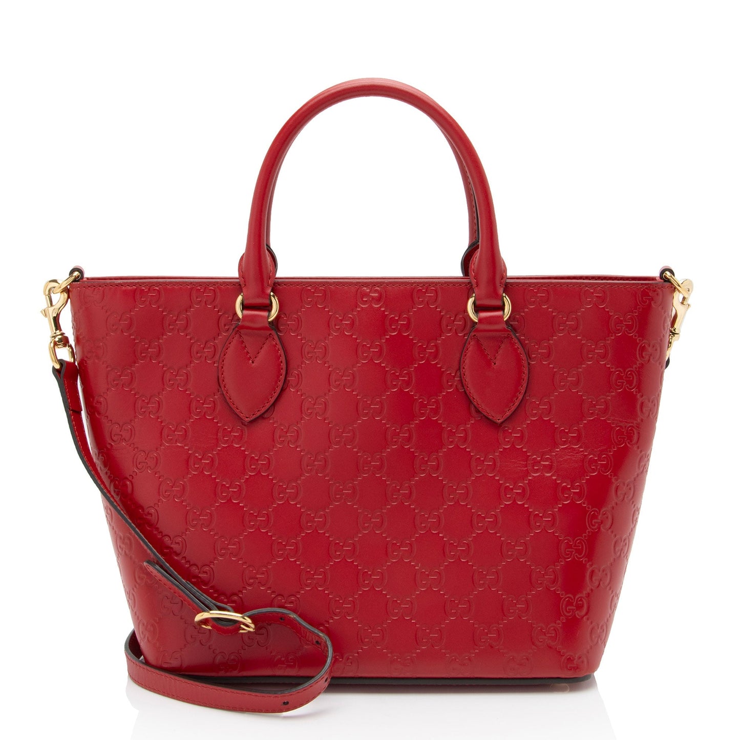 Gucci Guccissima Leather Signature Medium Tote (SHF-yGmr7n)