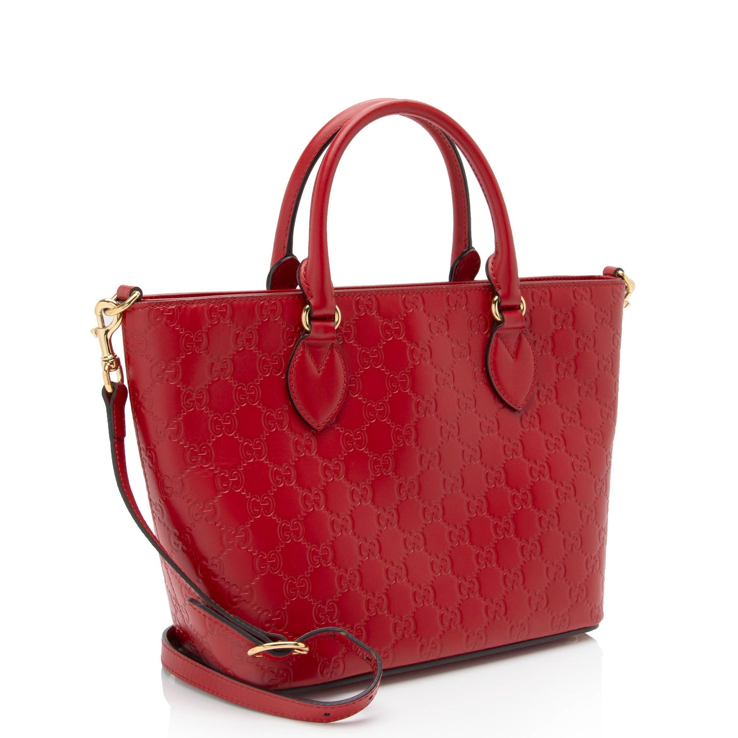 Gucci Guccissima Leather Signature Medium Tote (SHF-yGmr7n)