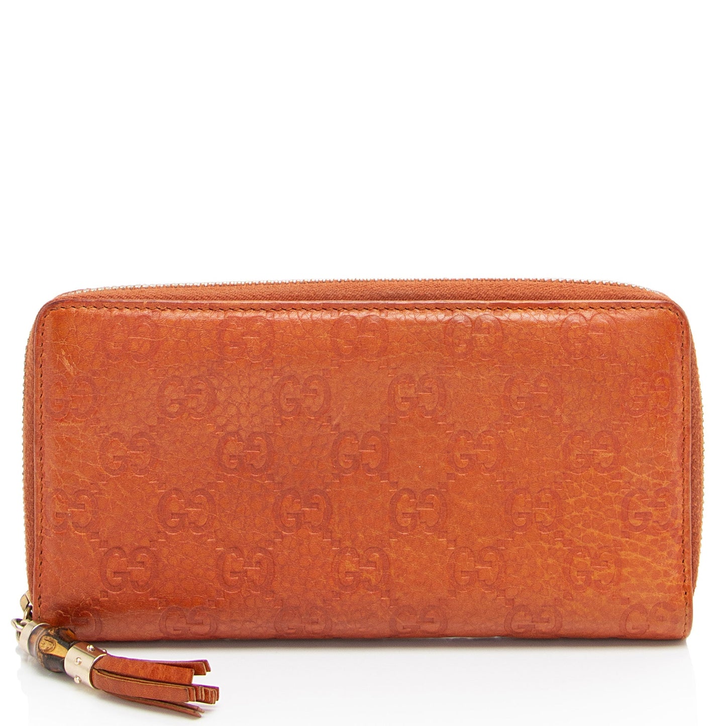 Gucci Guccissima Leather Zip Around Wallet (SHF-wB7o13)