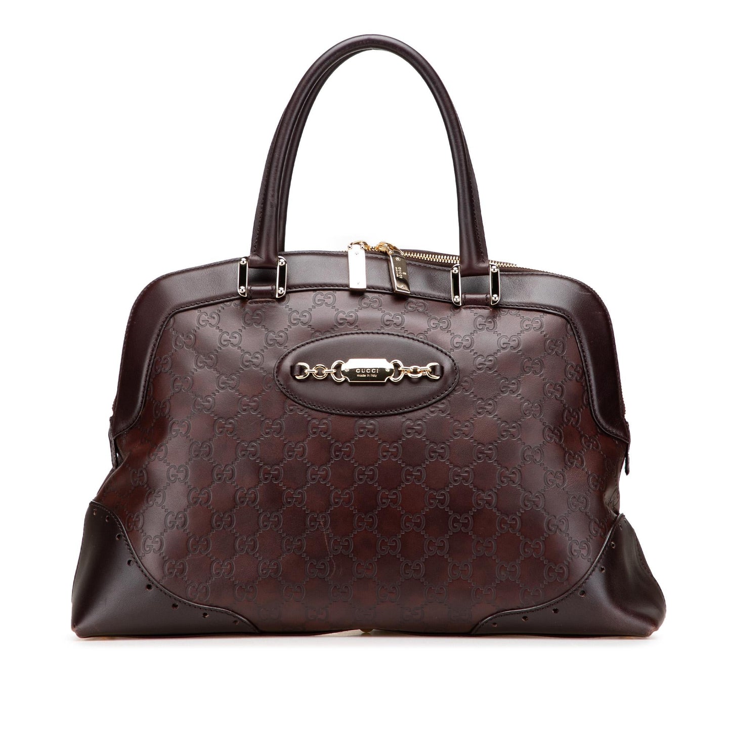 Gucci Guccissima Punch Handbag