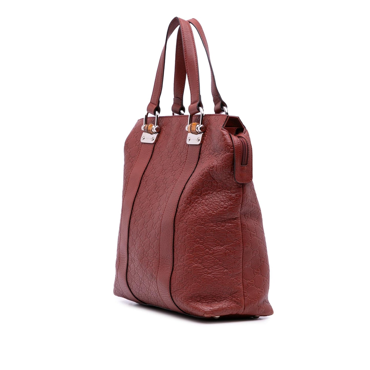 Gucci Guccissima Tender Bamboo Bar Tote