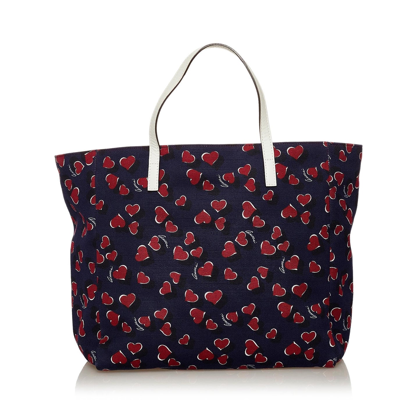 Gucci Heartbeat Canvas Tote Bag (SHG-28379)