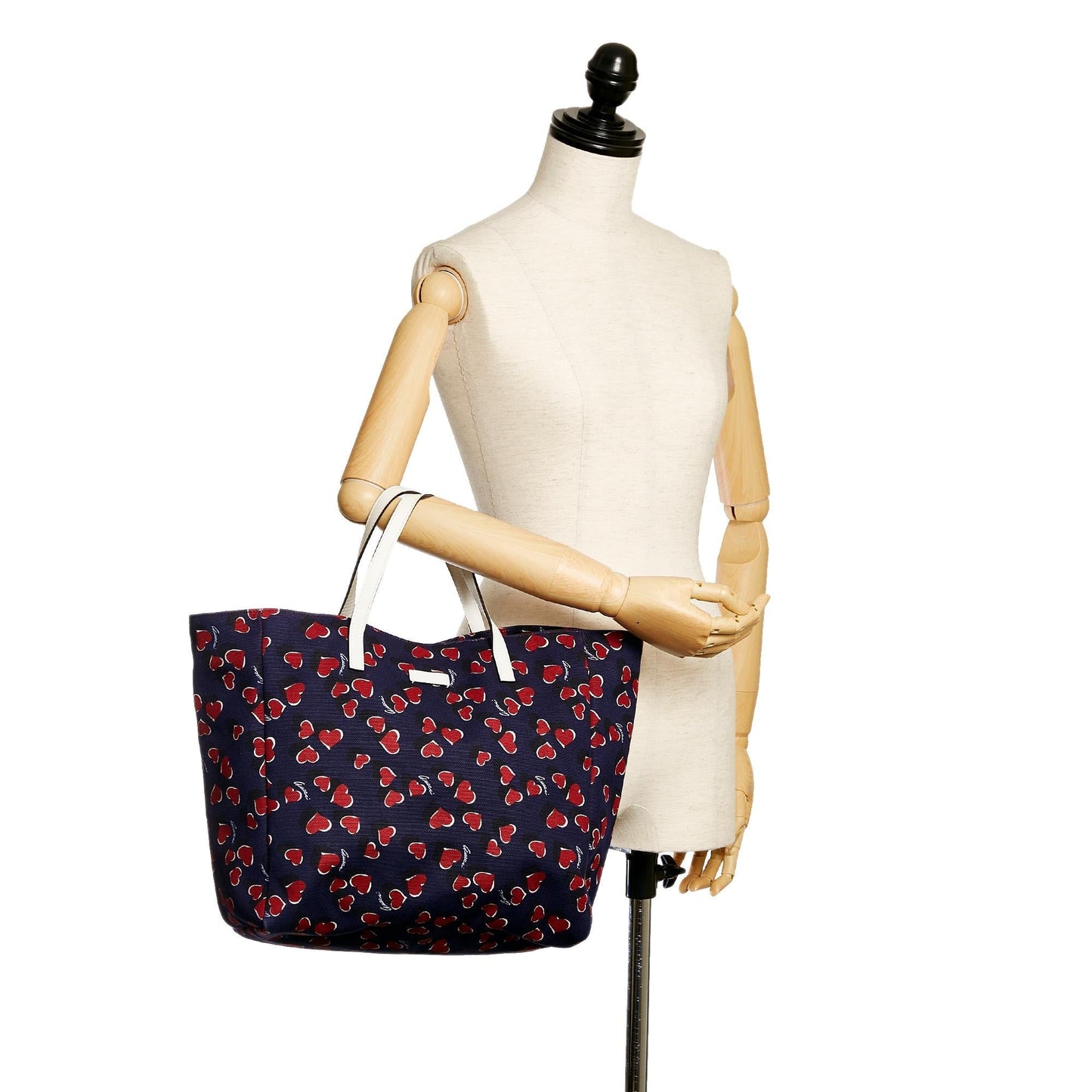 Gucci Heartbeat Canvas Tote Bag (SHG-28379)