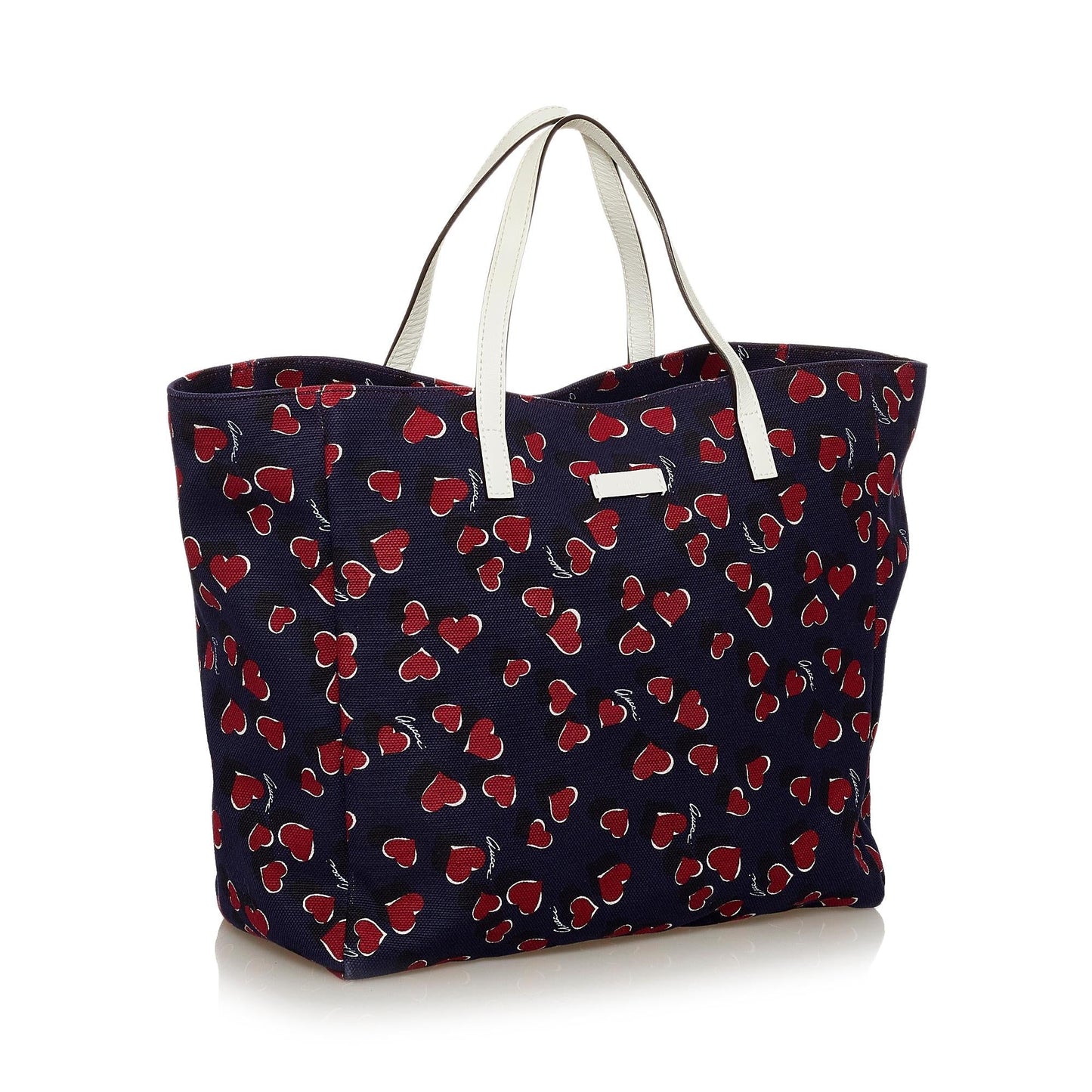 Gucci Heartbeat Canvas Tote Bag (SHG-28379)