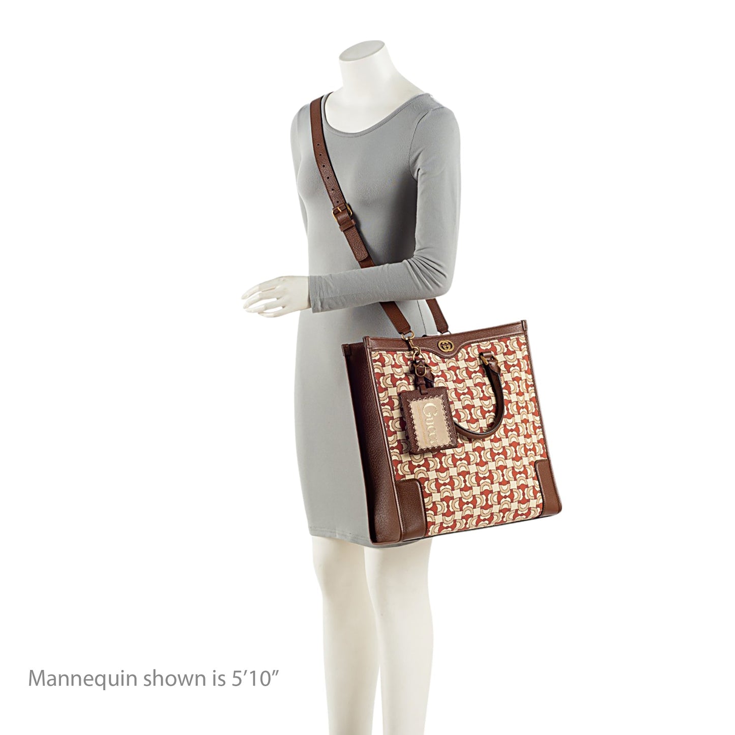 Gucci Horsebit Jacquard Interlocking G Tote