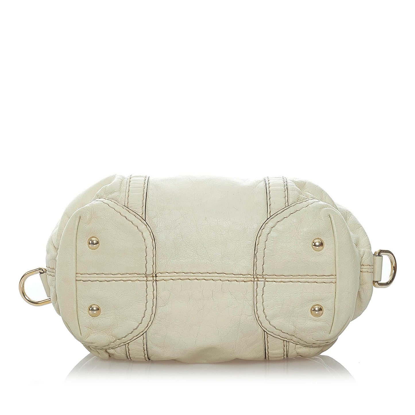 Gucci Horsebit Nail Leather Boston Bag (SHG-32036)