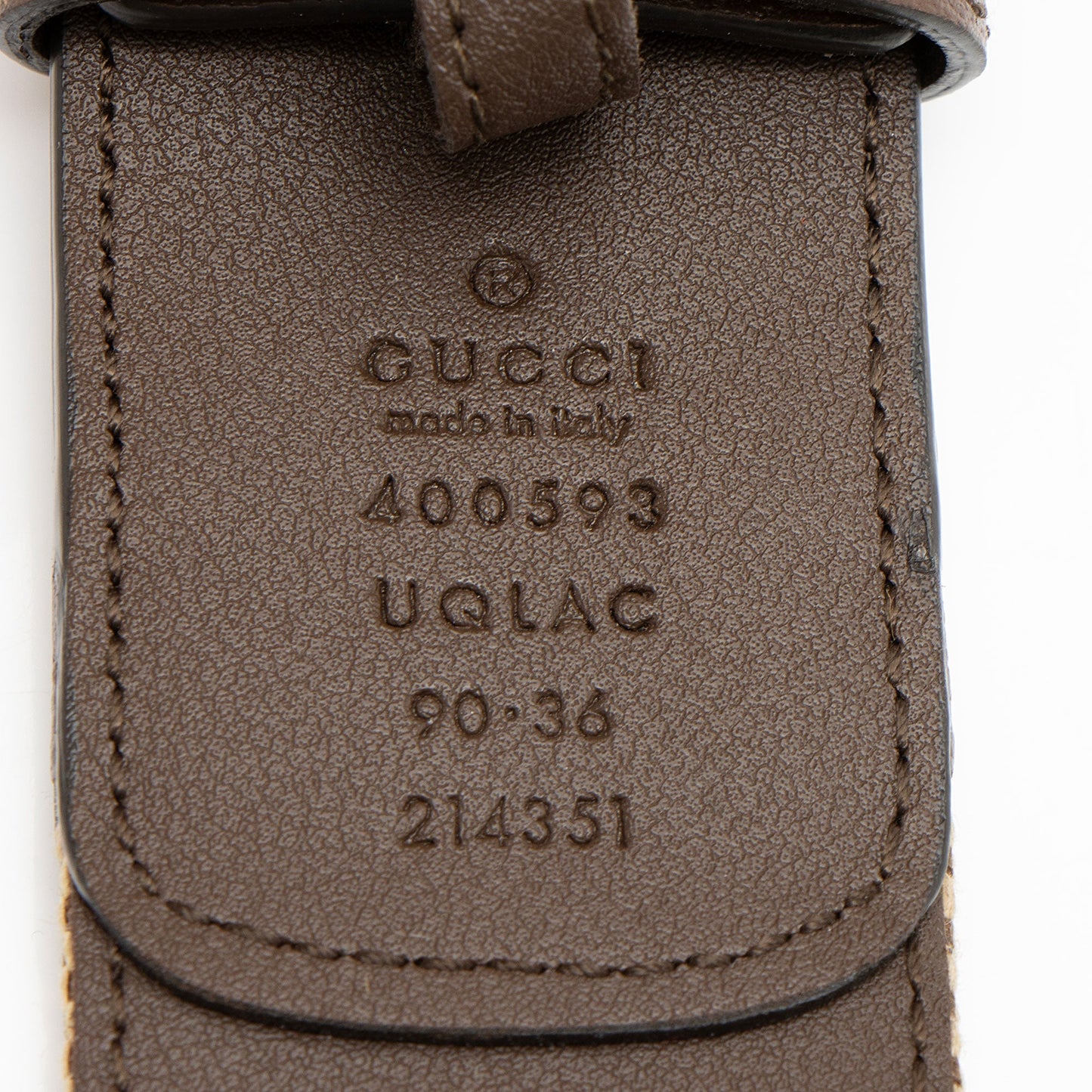 Gucci Jumbo GG Canvas GG Marmont Belt - Size 36 / 90