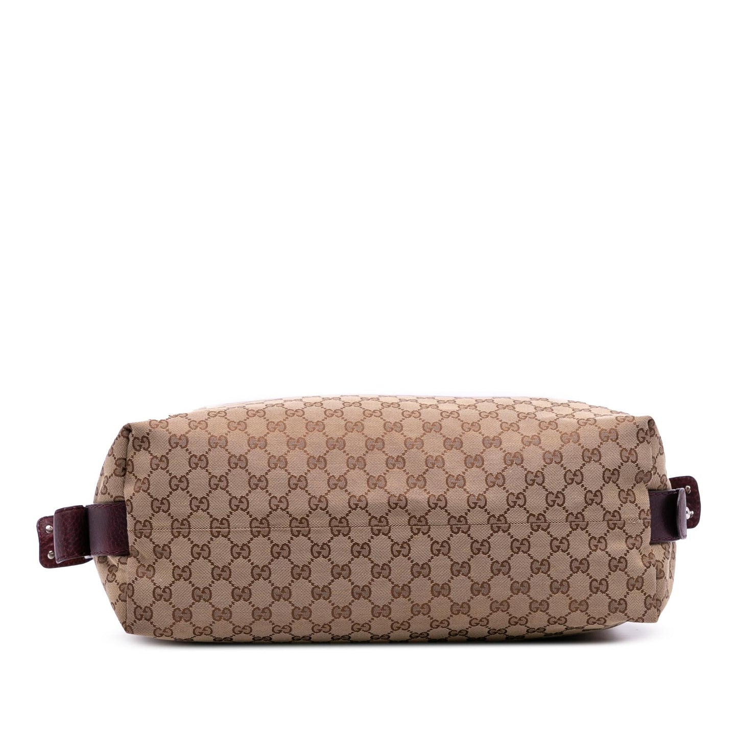Gucci Large GG Canvas Bamboo Bar Tote