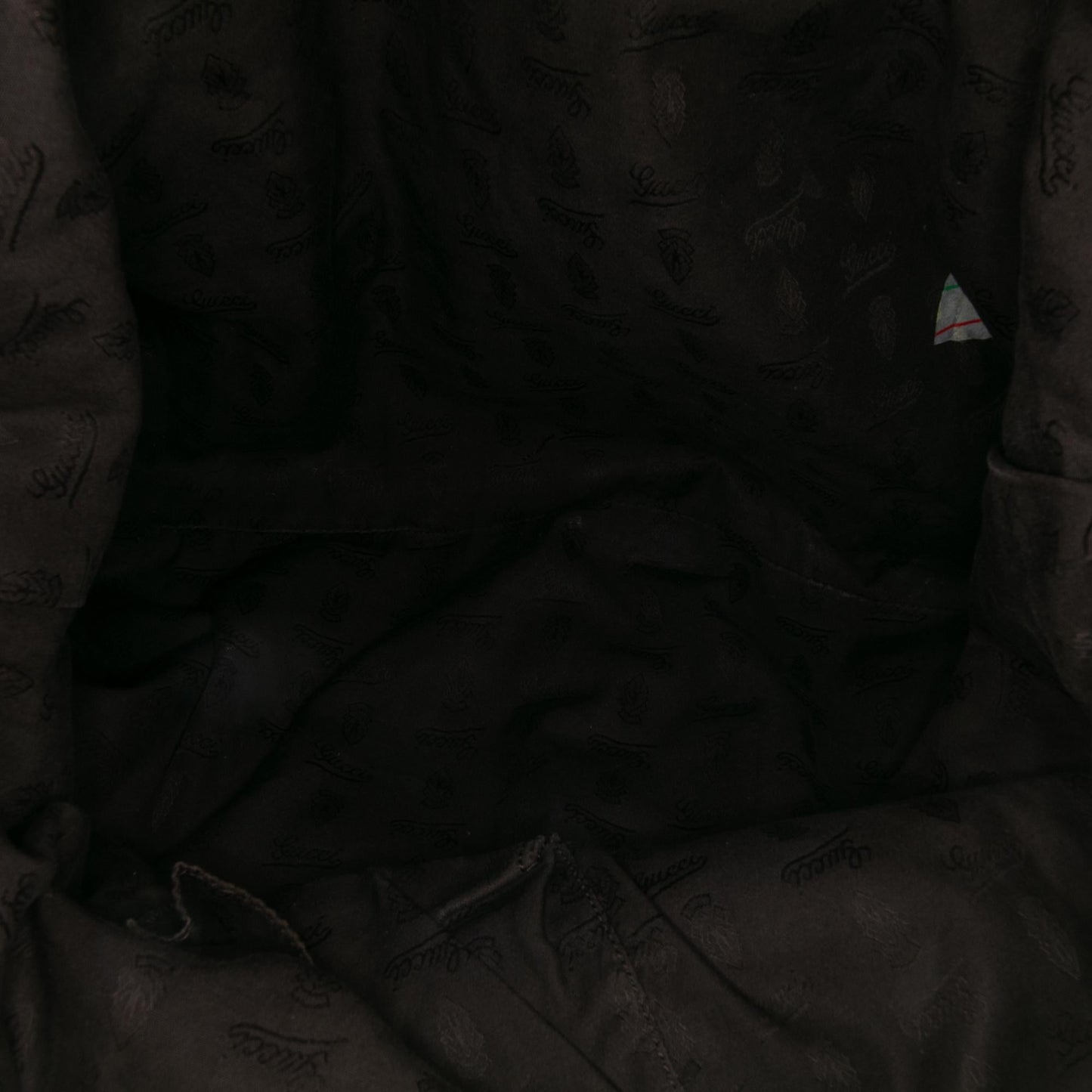 Gucci Large GG Canvas Bamboo Bar Tote
