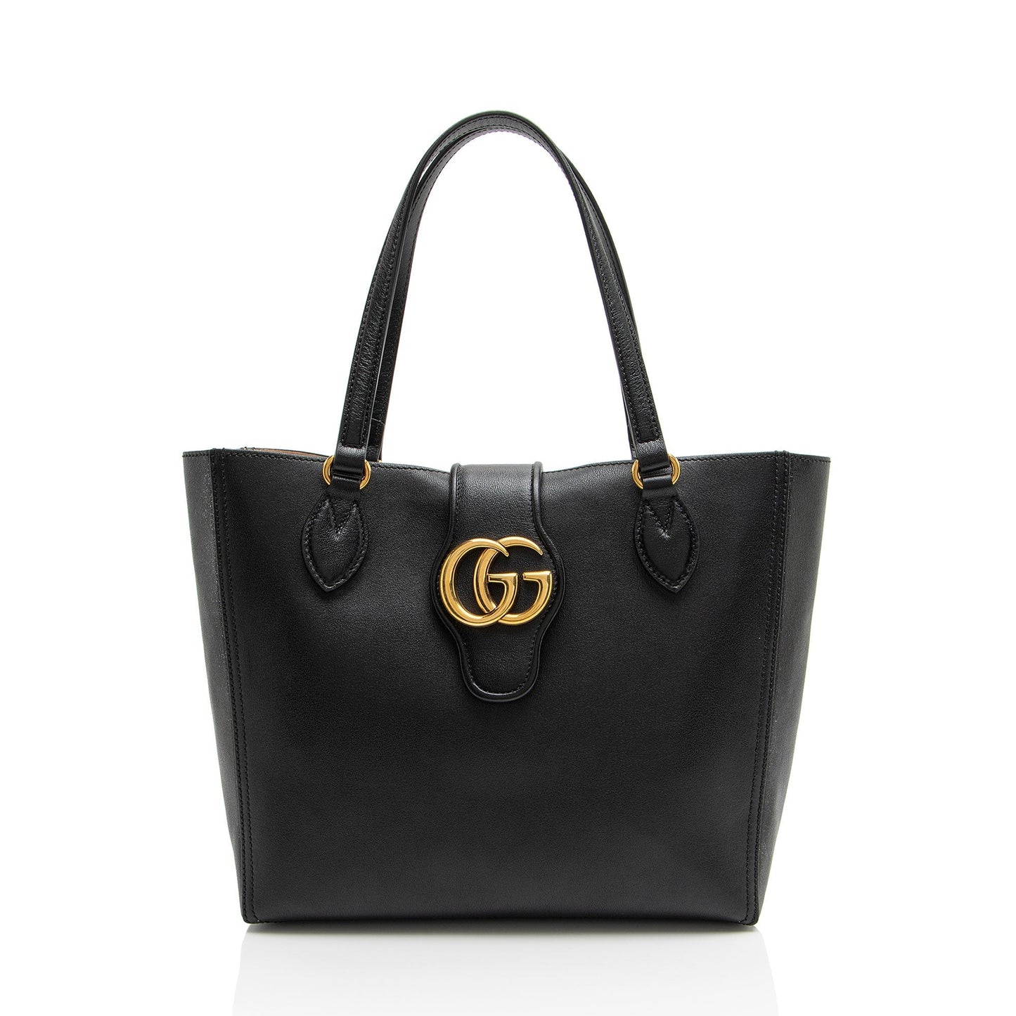 Gucci Leather Dahlia Small Tote