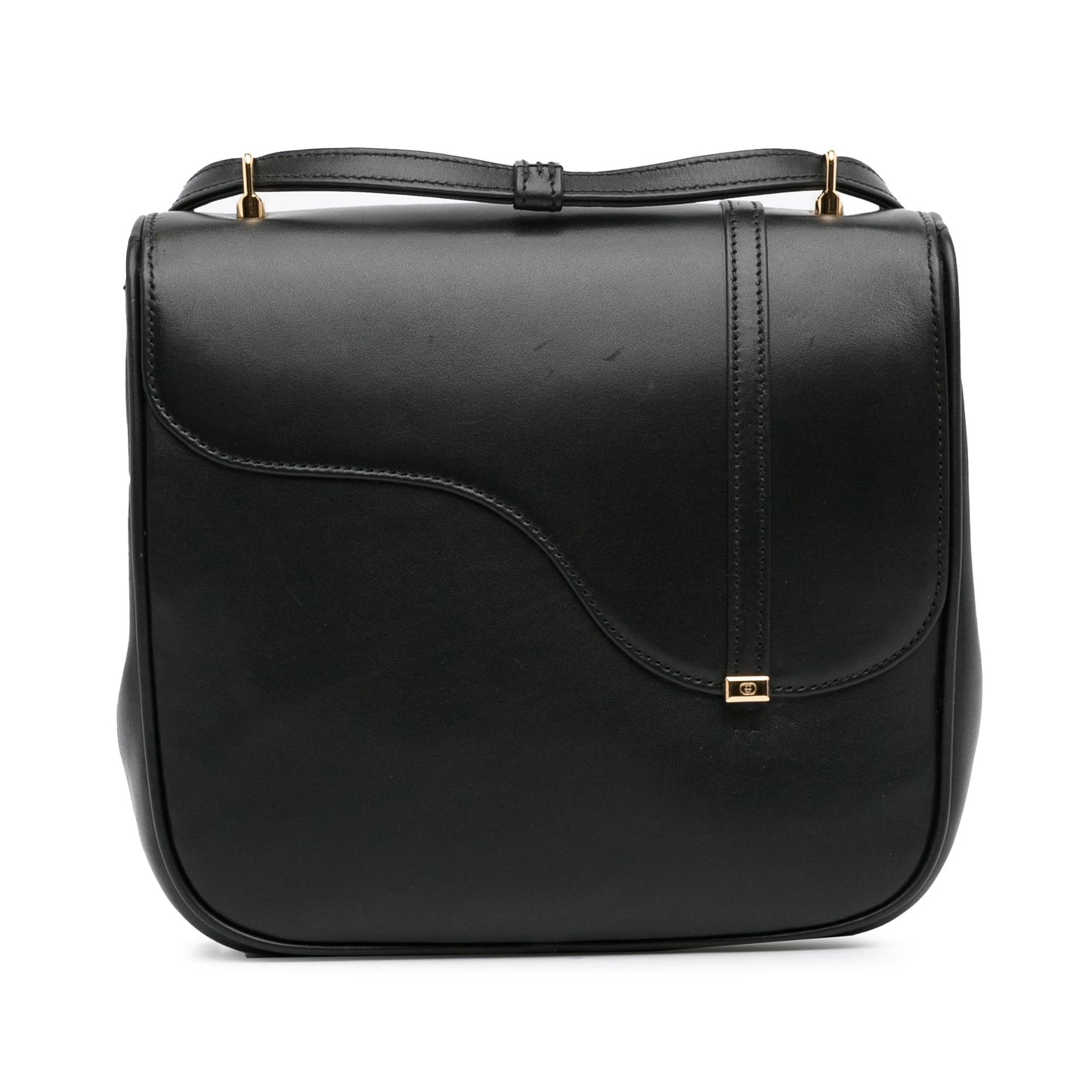 Gucci Leather Equestrian Crossbody (SHG-QcHVyT)
