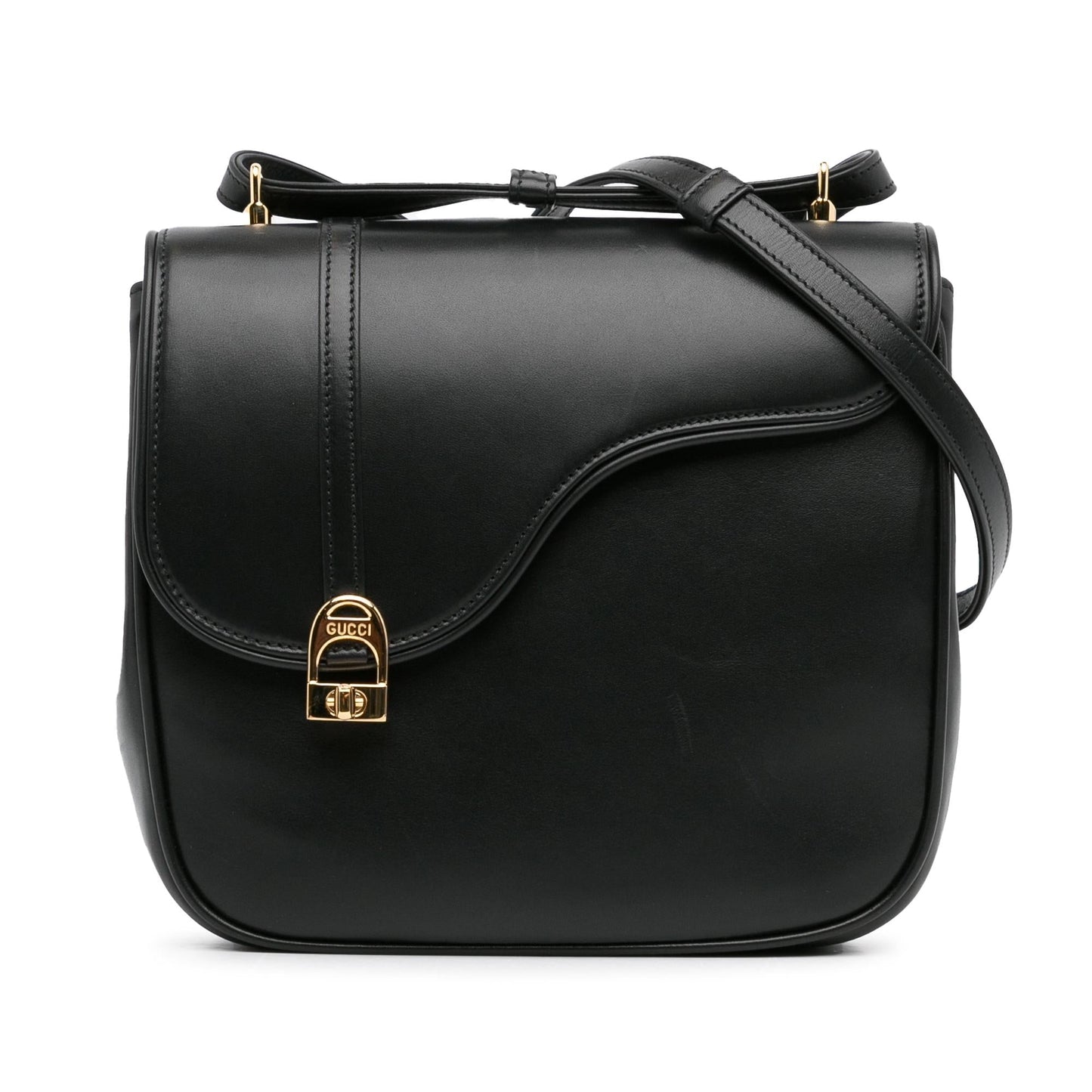 Gucci Leather Equestrian Crossbody (SHG-QcHVyT)
