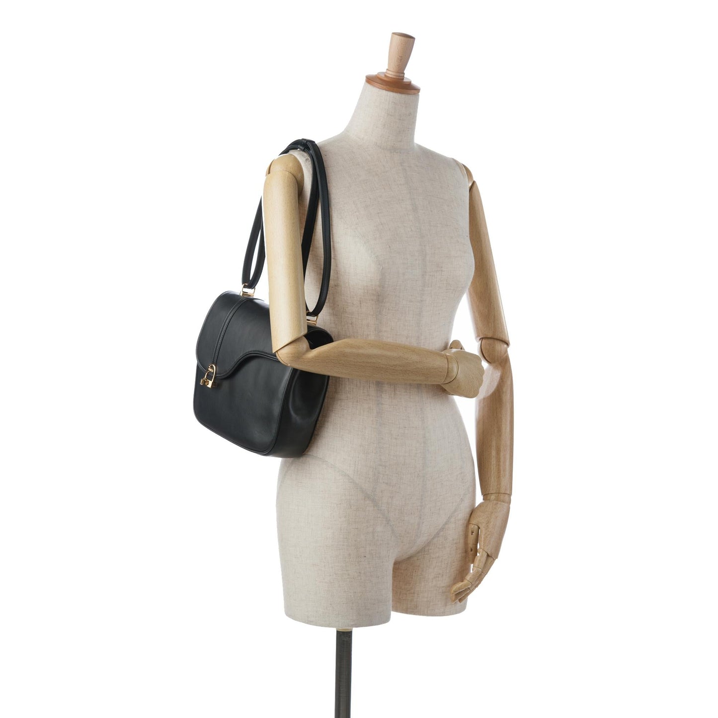 Gucci Leather Equestrian Crossbody (SHG-QcHVyT)