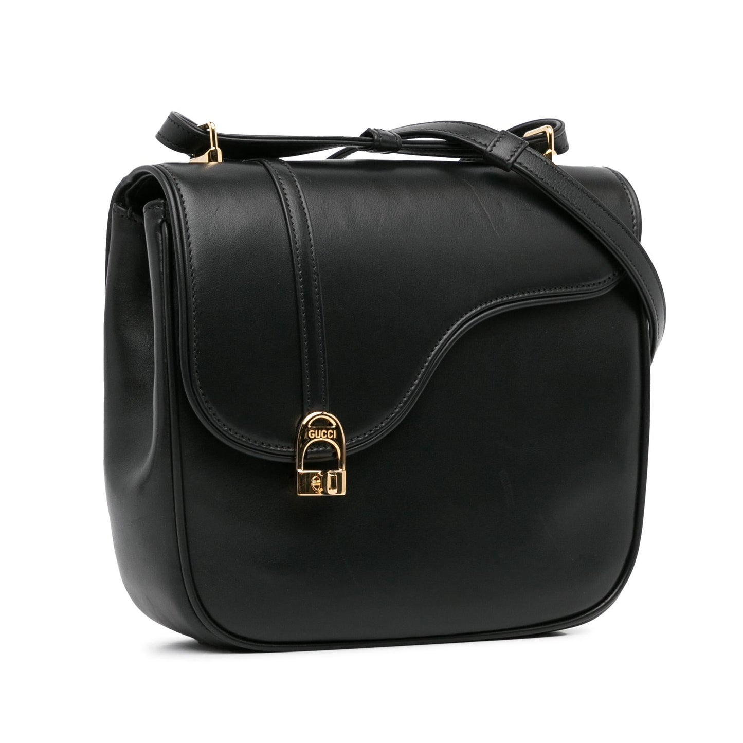Gucci Leather Equestrian Crossbody (SHG-QcHVyT)