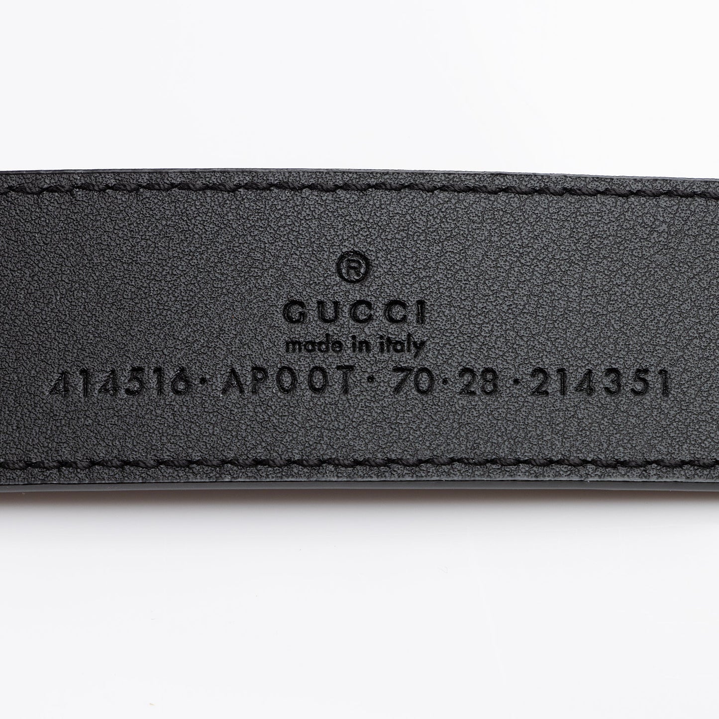 Gucci Leather GG Marmont Belt - Size 28 / 70 (SHF-mq18kD)