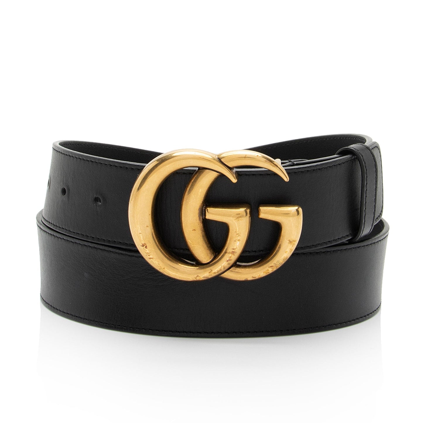Gucci Leather GG Marmont Belt - Size 38 / 95 (SHF-RjDYjp)