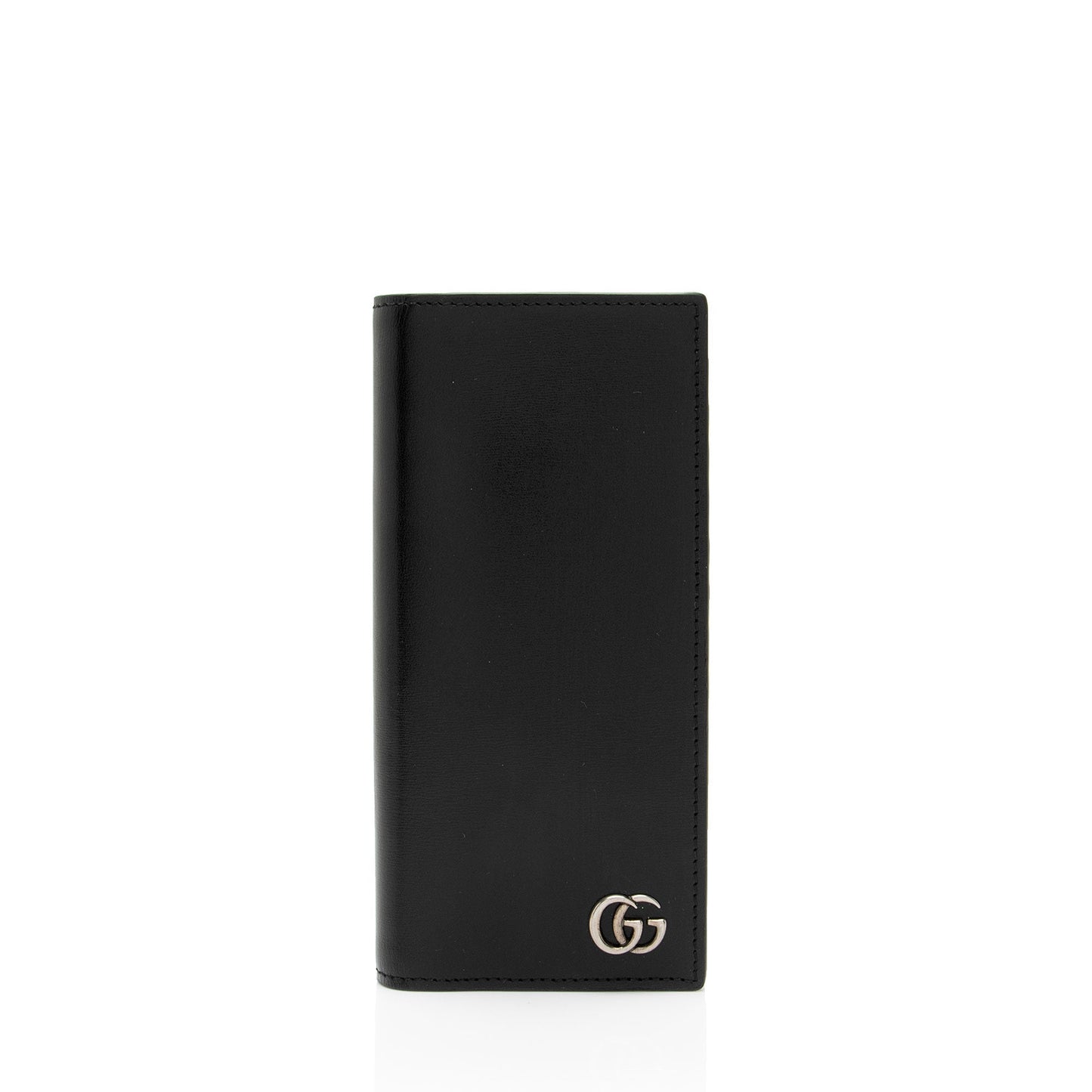 Gucci Leather GG Marmont Bi-Fold Long Wallet (SHF-JufLVc)