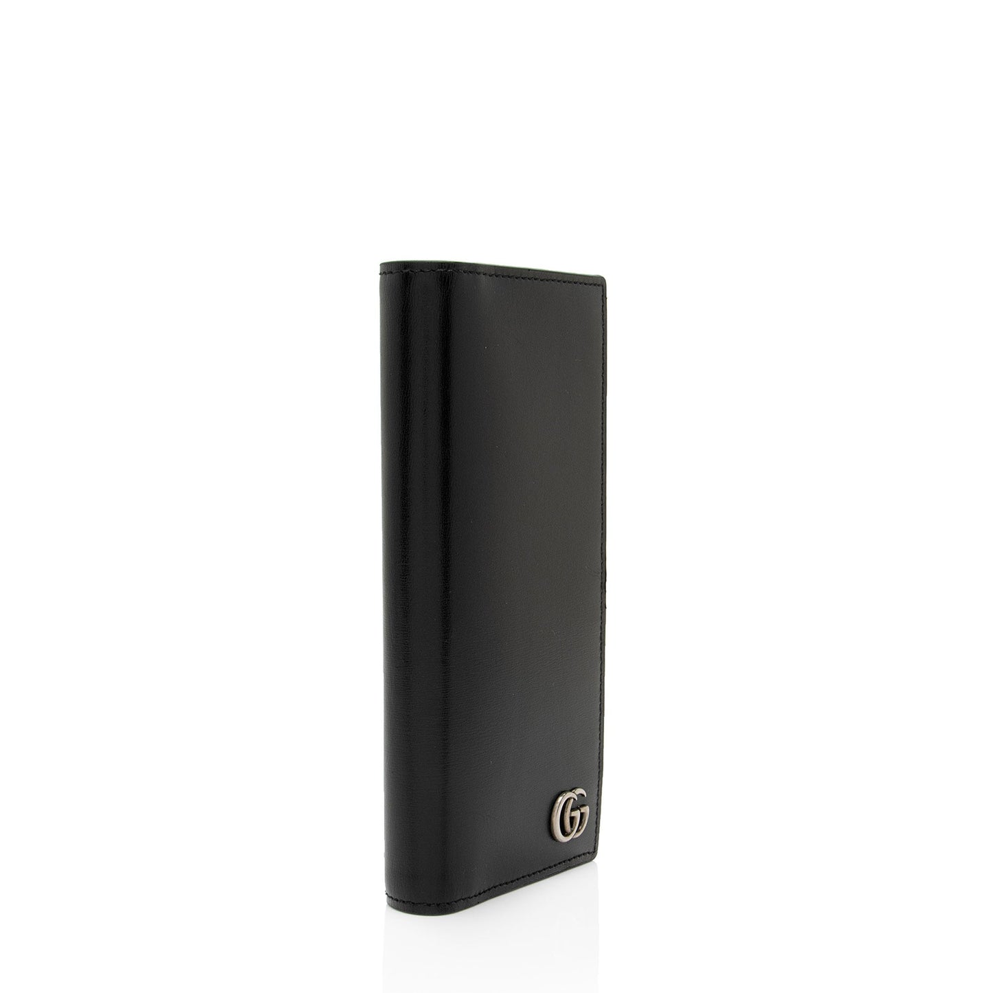Gucci Leather GG Marmont Bi-Fold Long Wallet (SHF-JufLVc)