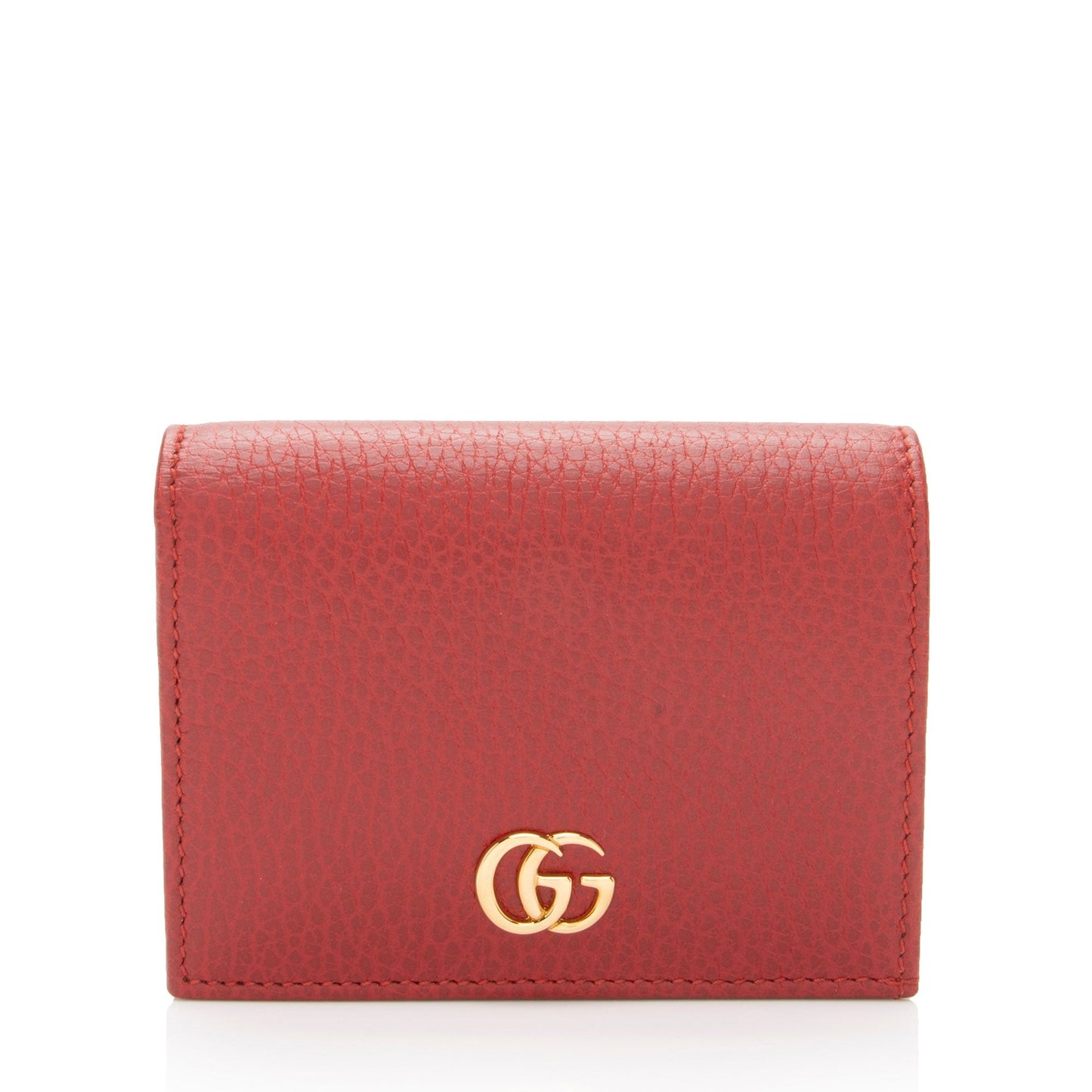 Gucci Leather GG Marmont Card Case Wallet (SHF-S4ROsJ)