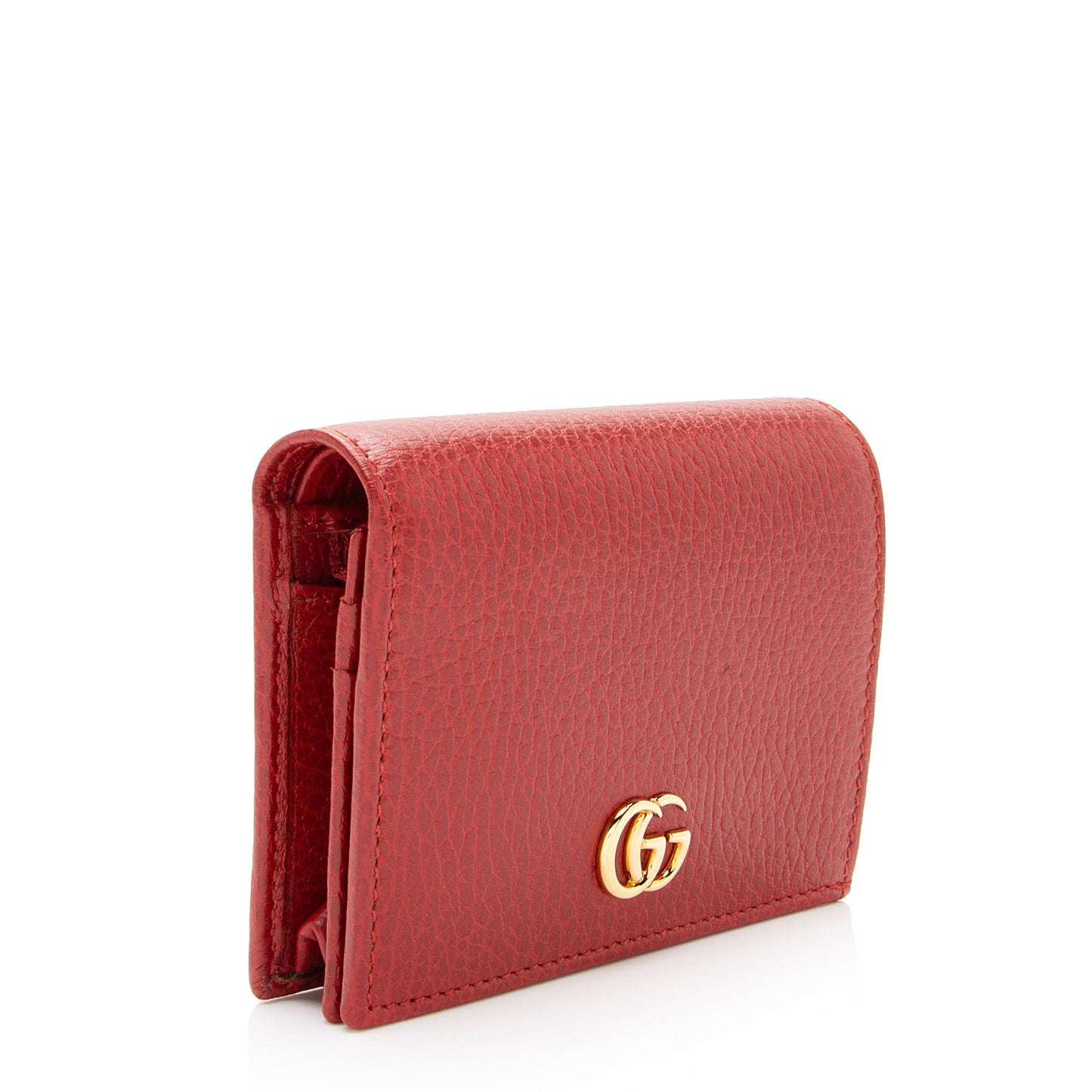 Gucci Leather GG Marmont Card Case Wallet (SHF-S4ROsJ)