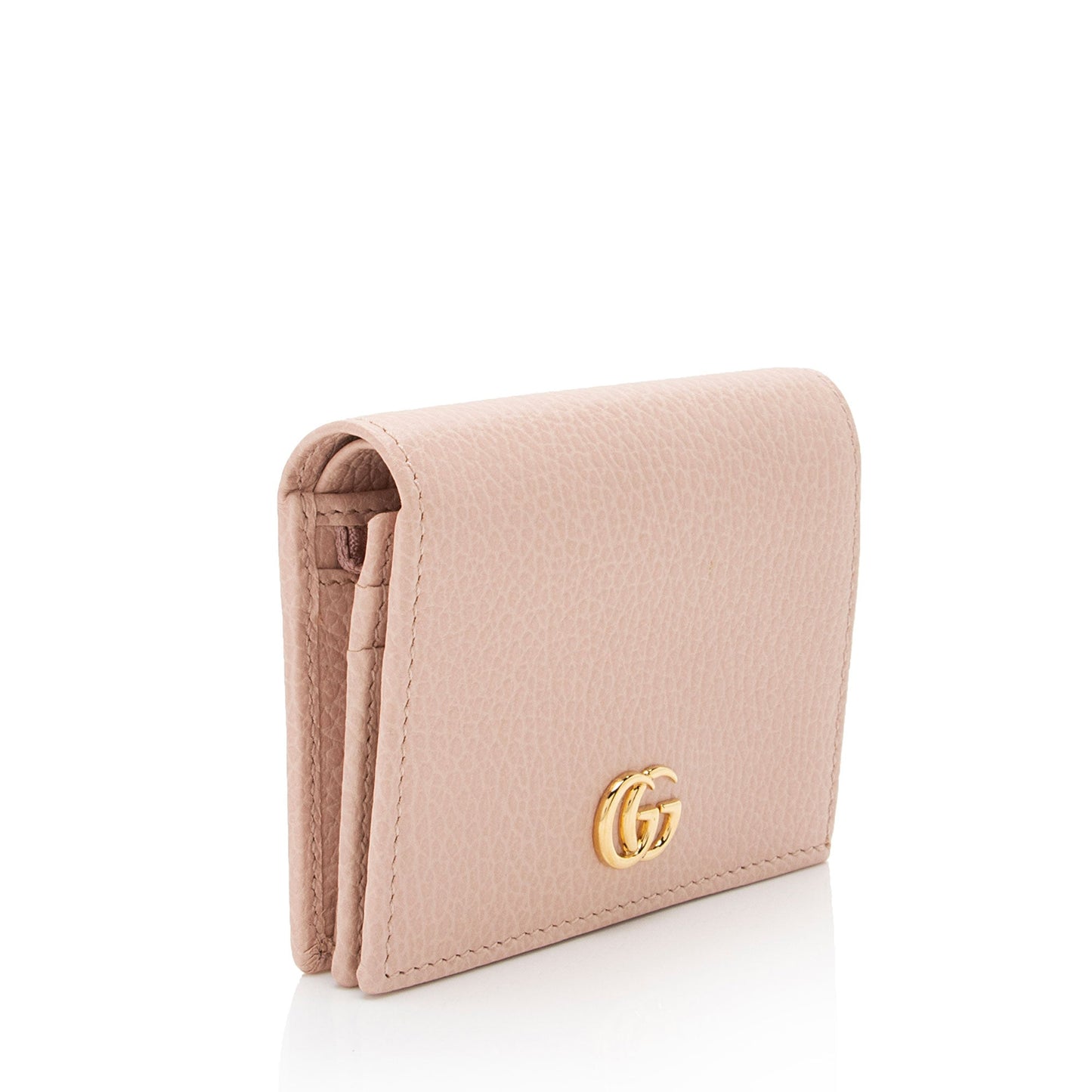 Gucci Leather GG Marmont Card Case (SHF-6RLRCz)