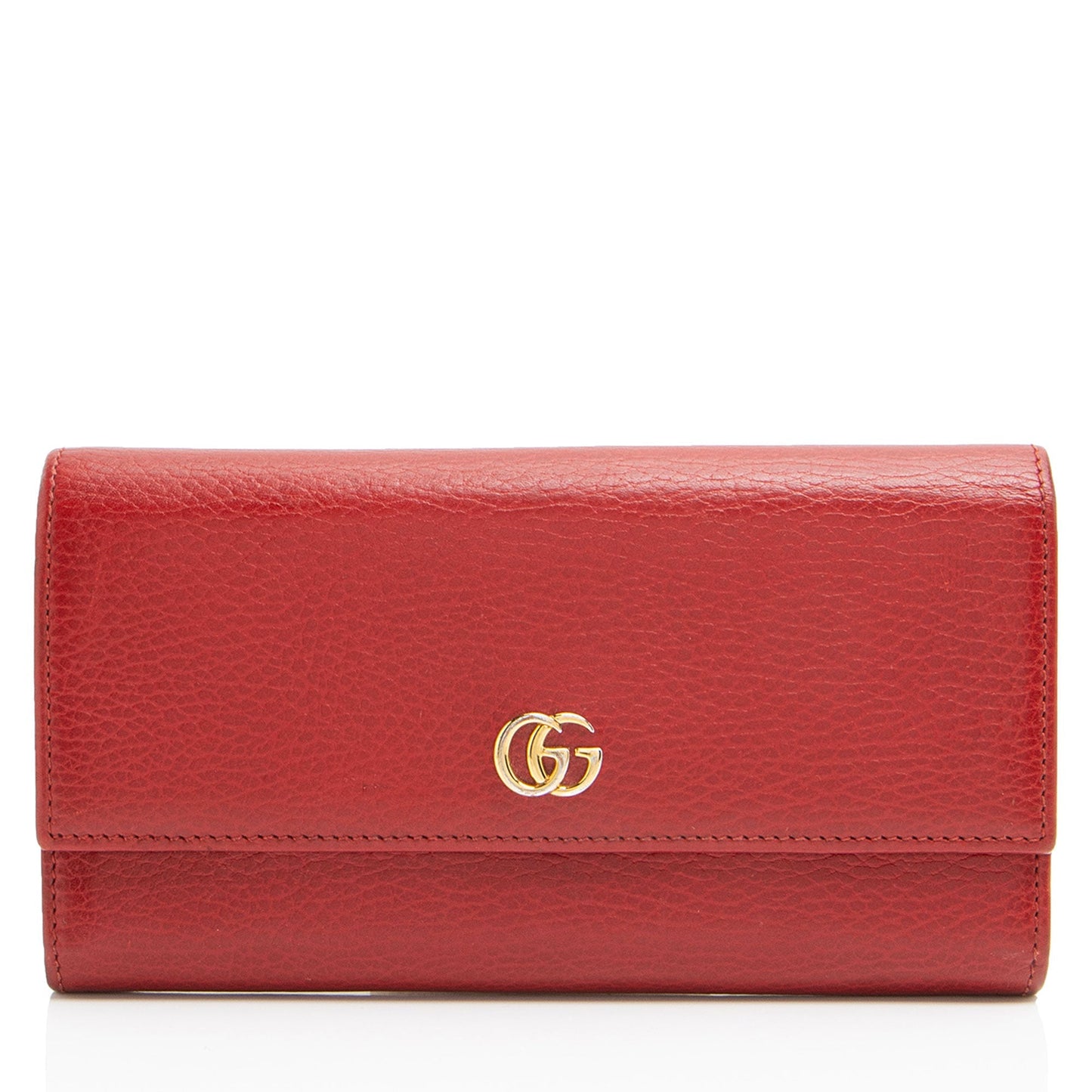 Gucci Leather Double G Continental Wallet