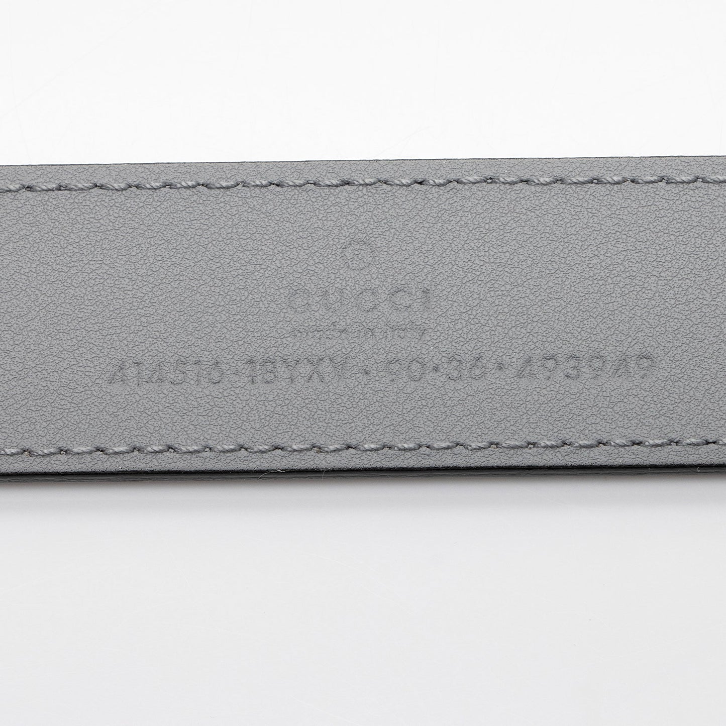 Gucci Leather GG Marmont Monochrome Belt - Size 36 / 90 (SHF-Q0vlr0)