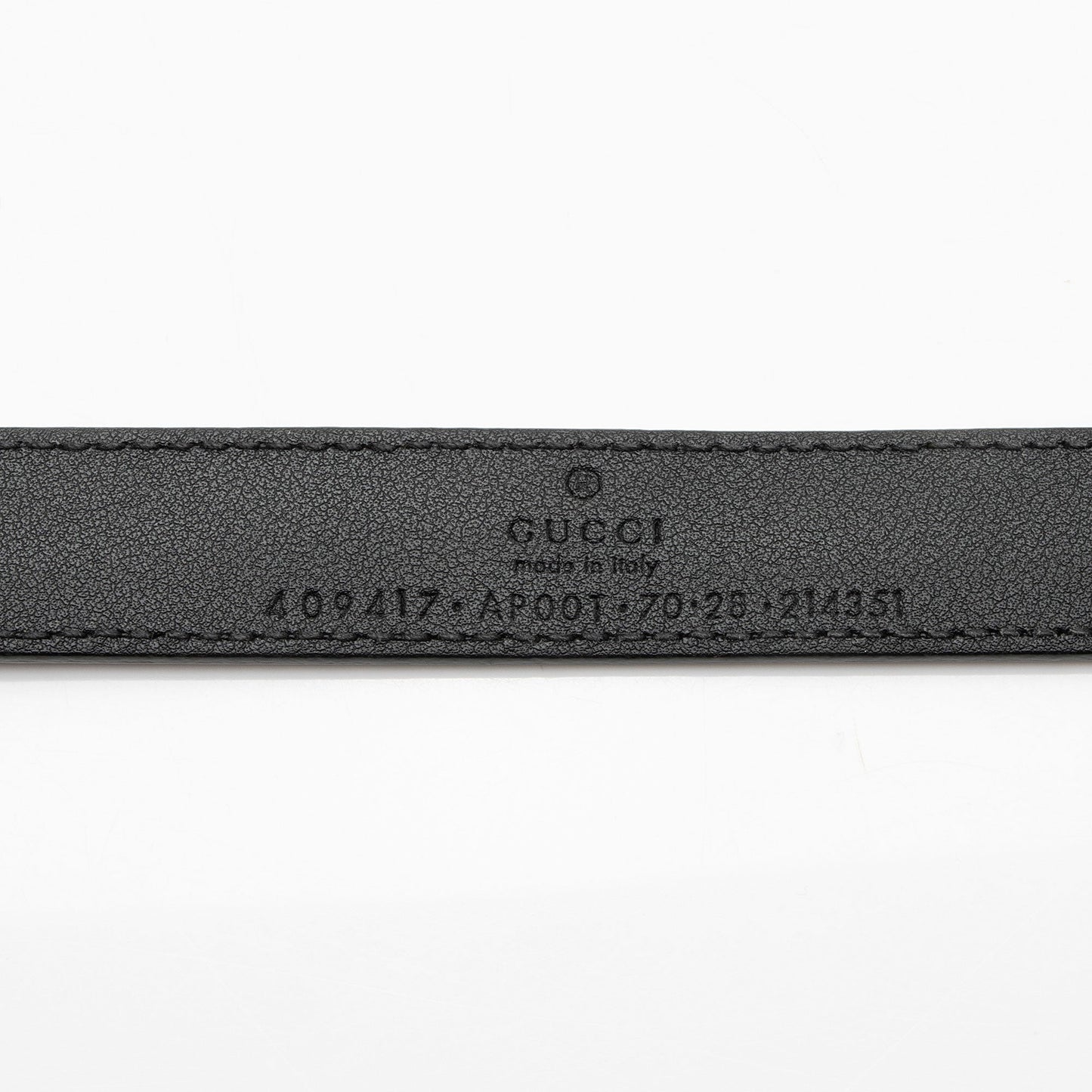 Gucci Leather GG Marmont Slim Belt - Size 28 / 70 (SHF-Z5wAiA)