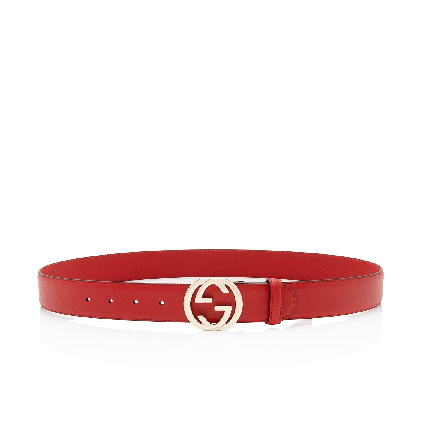 Gucci Leather Interlocking G Belt - Size 38 / 95 (SHF-eaffXQ)