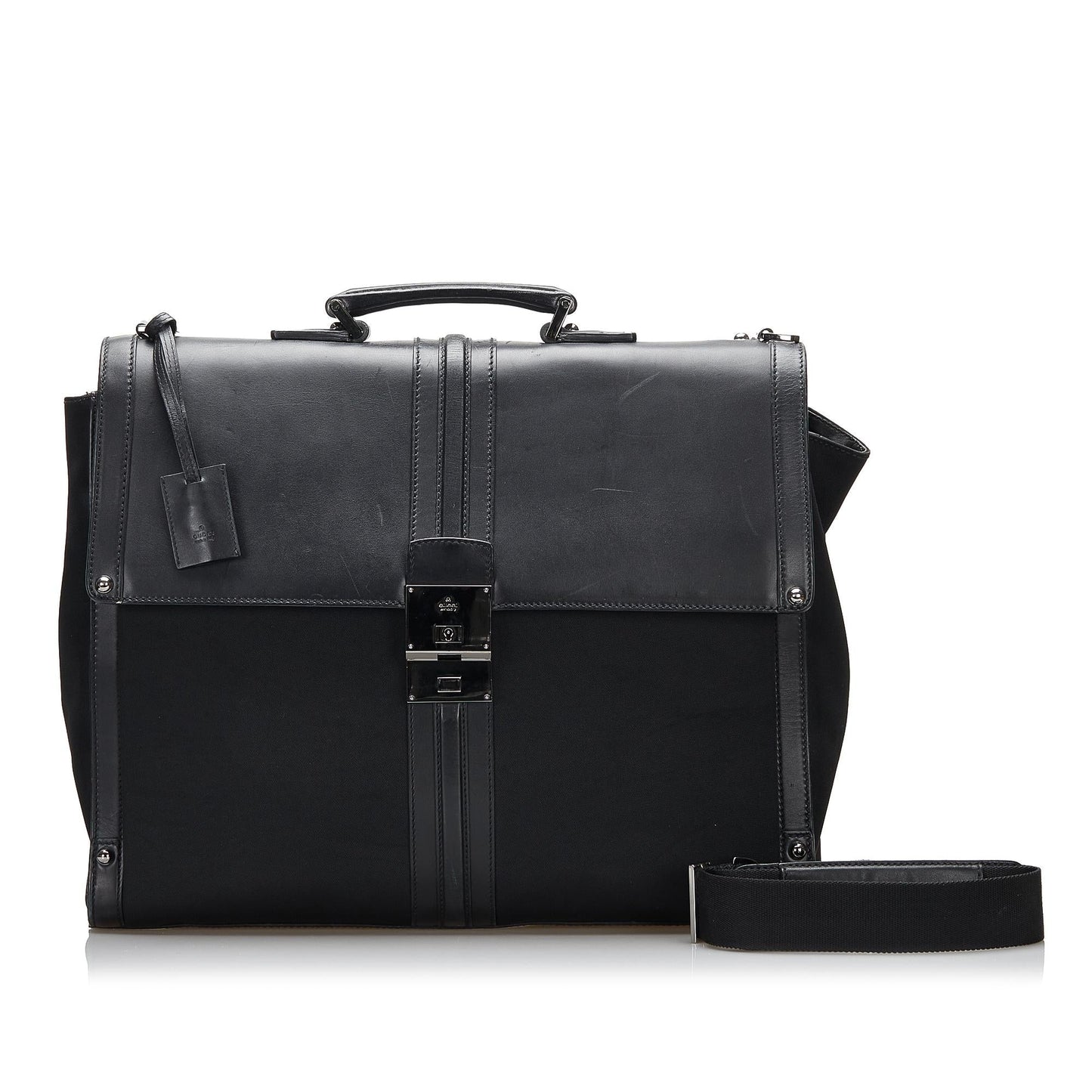 Gucci Leather Satchel (SHG-Vz5m8z)