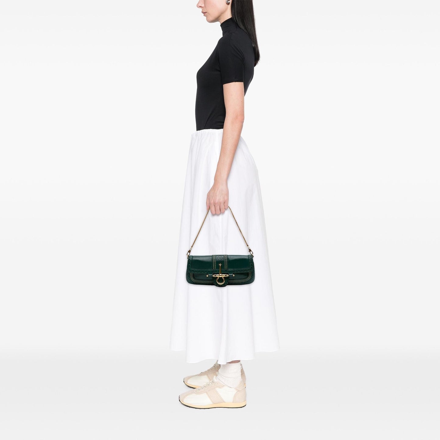 Gucci Leather Snaffle Bit Chain Shoulder Bag