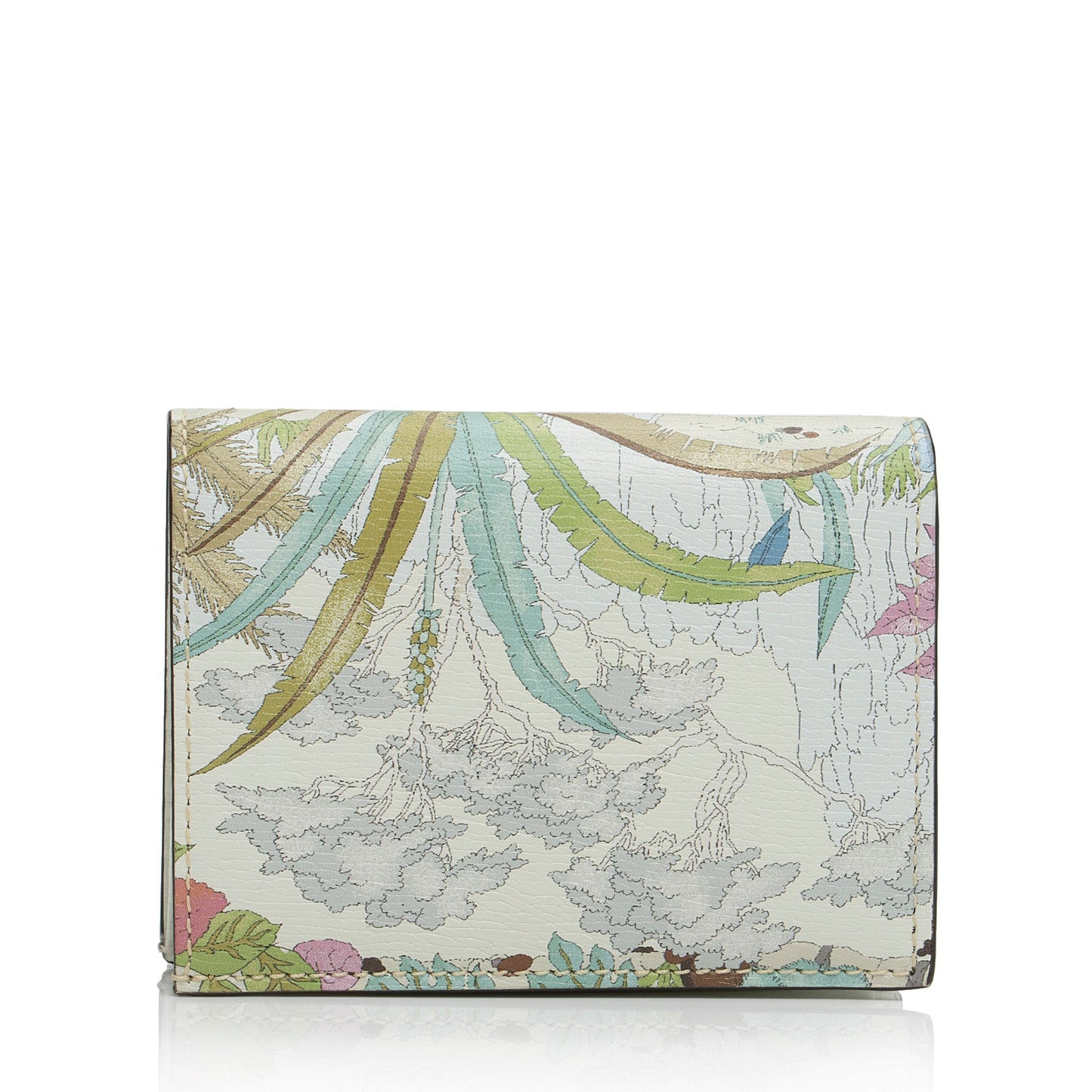 Gucci Leather Tiger Horsebit 1955 Card Holder (SHF-dh10uh)