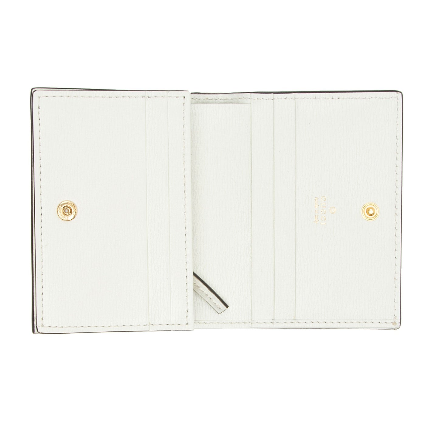 Gucci Leather Tiger Horsebit 1955 Card Holder (SHF-dh10uh)