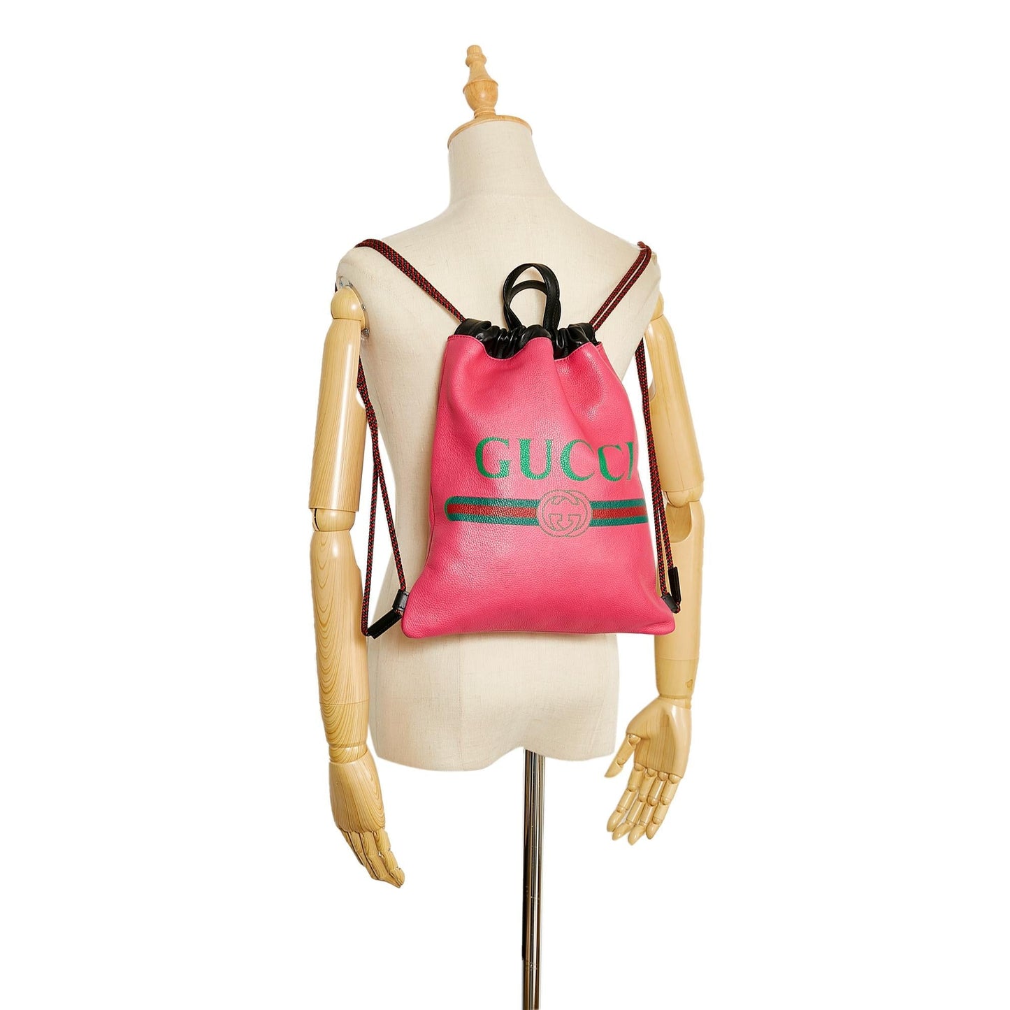 Gucci Logo Drawstring Backpack (SHG-7Bj0RA)