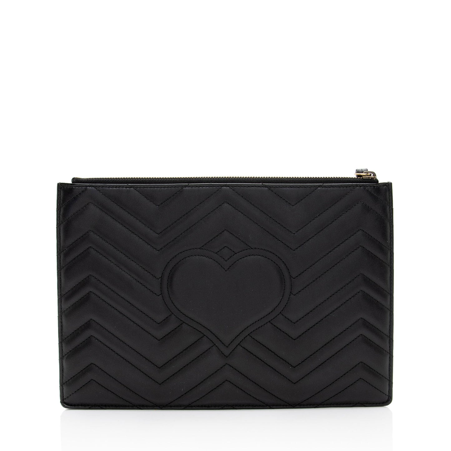 Gucci Matelasse Leather GG Marmont Animal Studs Clutch