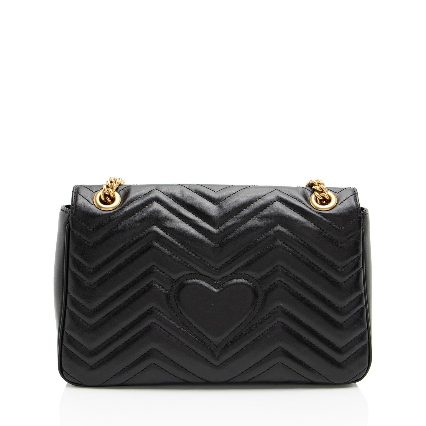 Gucci Matelasse Leather GG Marmont Medium Flap Bag (SHF-Xorpjv)