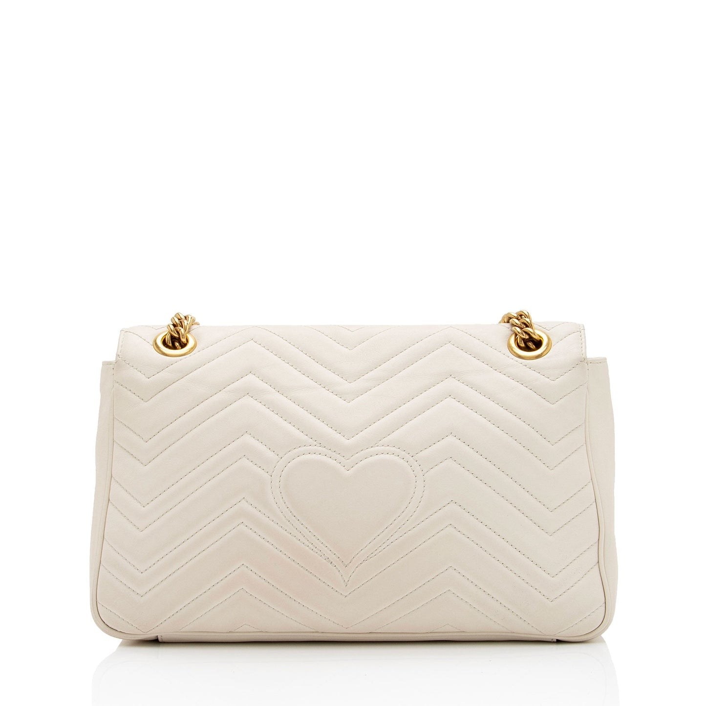 Gucci Matelasse Leather GG Marmont Medium Shoulder Bag (SHF-vZzq6k)