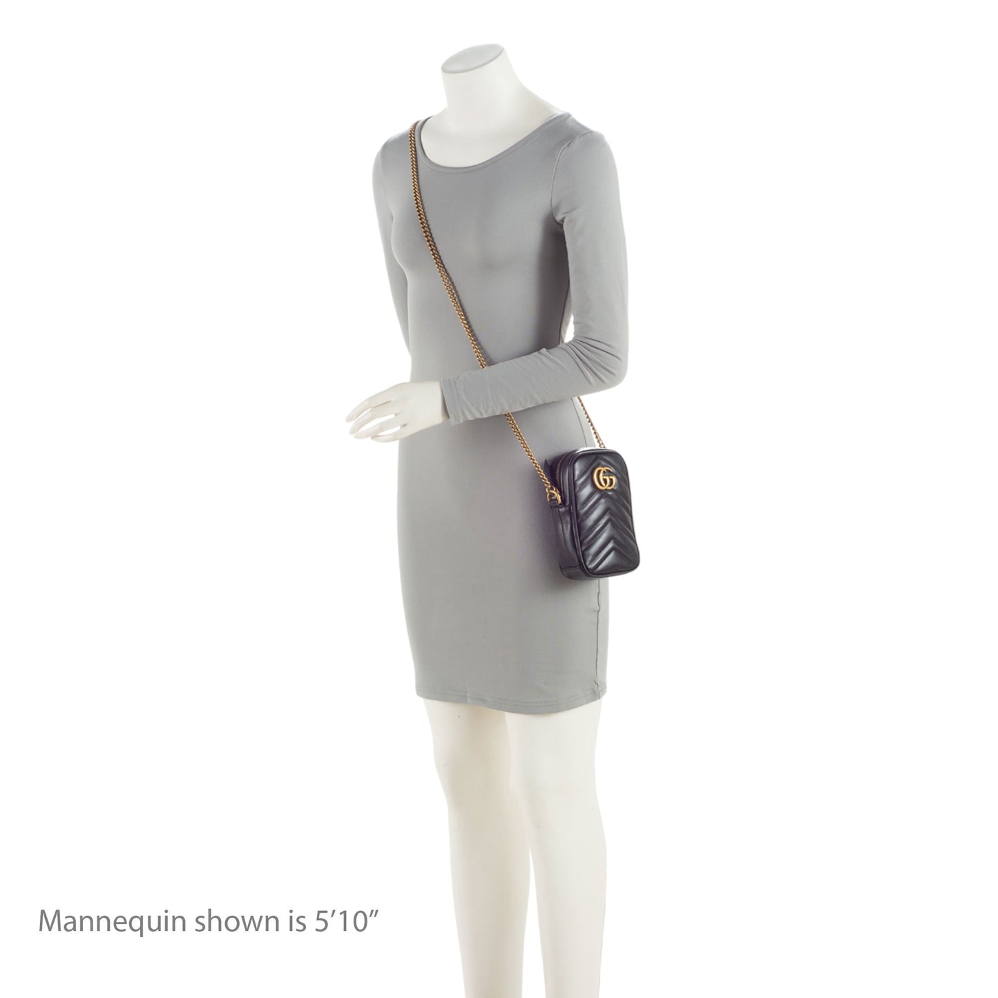Gucci Matelasse Leather GG Marmont Mini Crossbody Bag (SHF-2UTE9c)