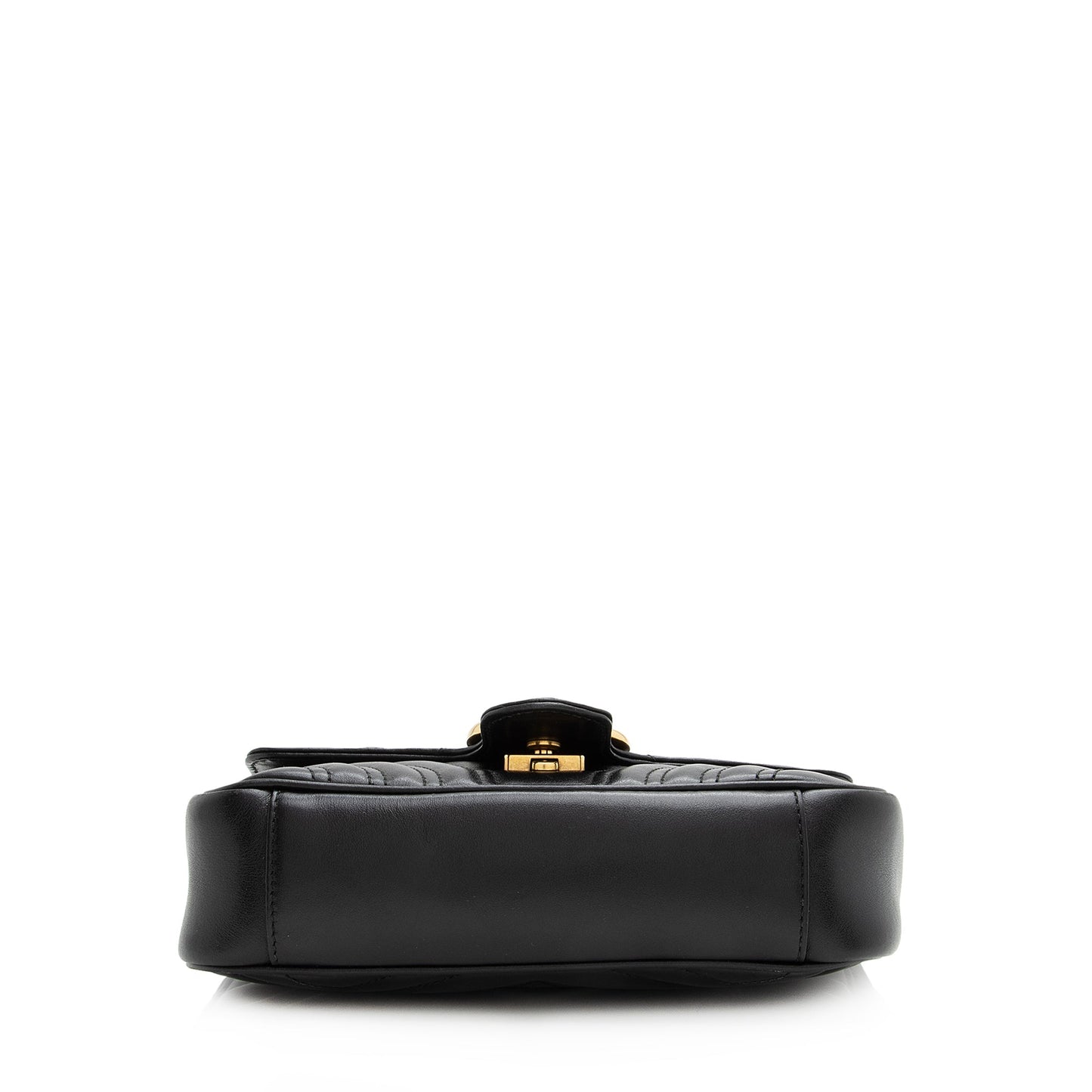 Gucci Matelasse Leather GG Marmont Mini Shoulder Bag (SHF-22608)