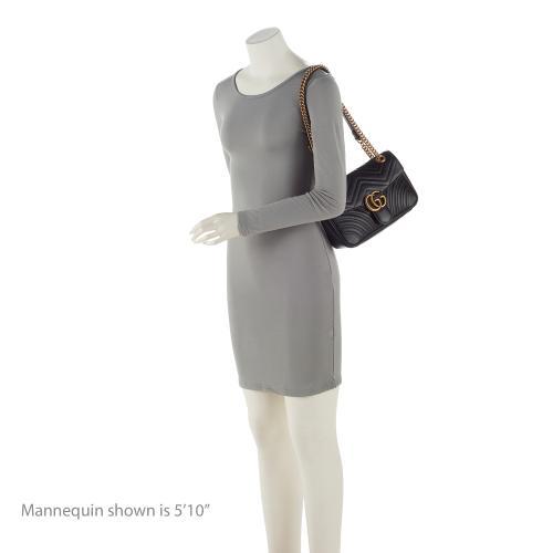 Gucci Matelasse Leather GG Marmont Small Bag (SHF-2mFLX9)