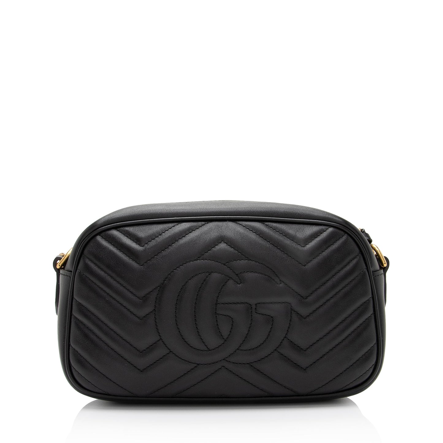 Gucci Matelasse Leather GG Marmont Small Shoulder Bag (SHF-0aSpIT)