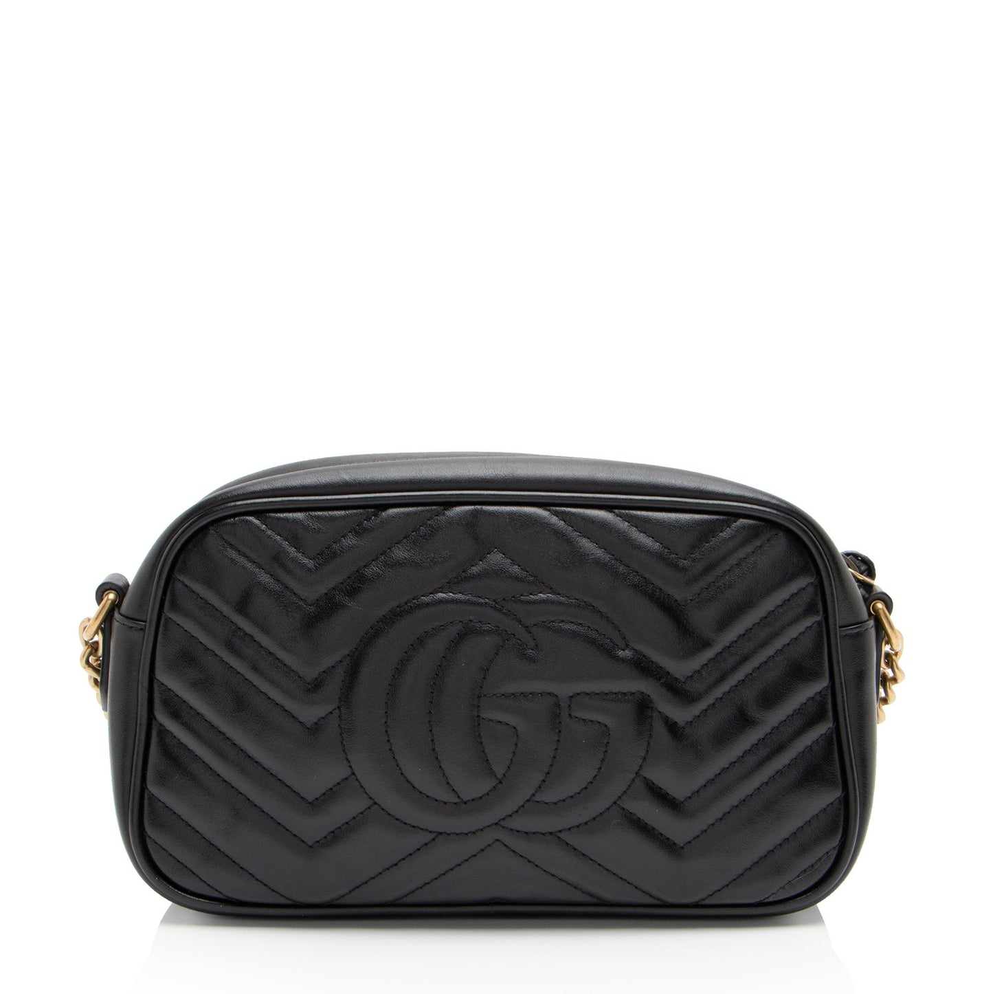 Gucci Matelasse Leather GG Marmont Small Shoulder Bag (SHF-baNUcE)