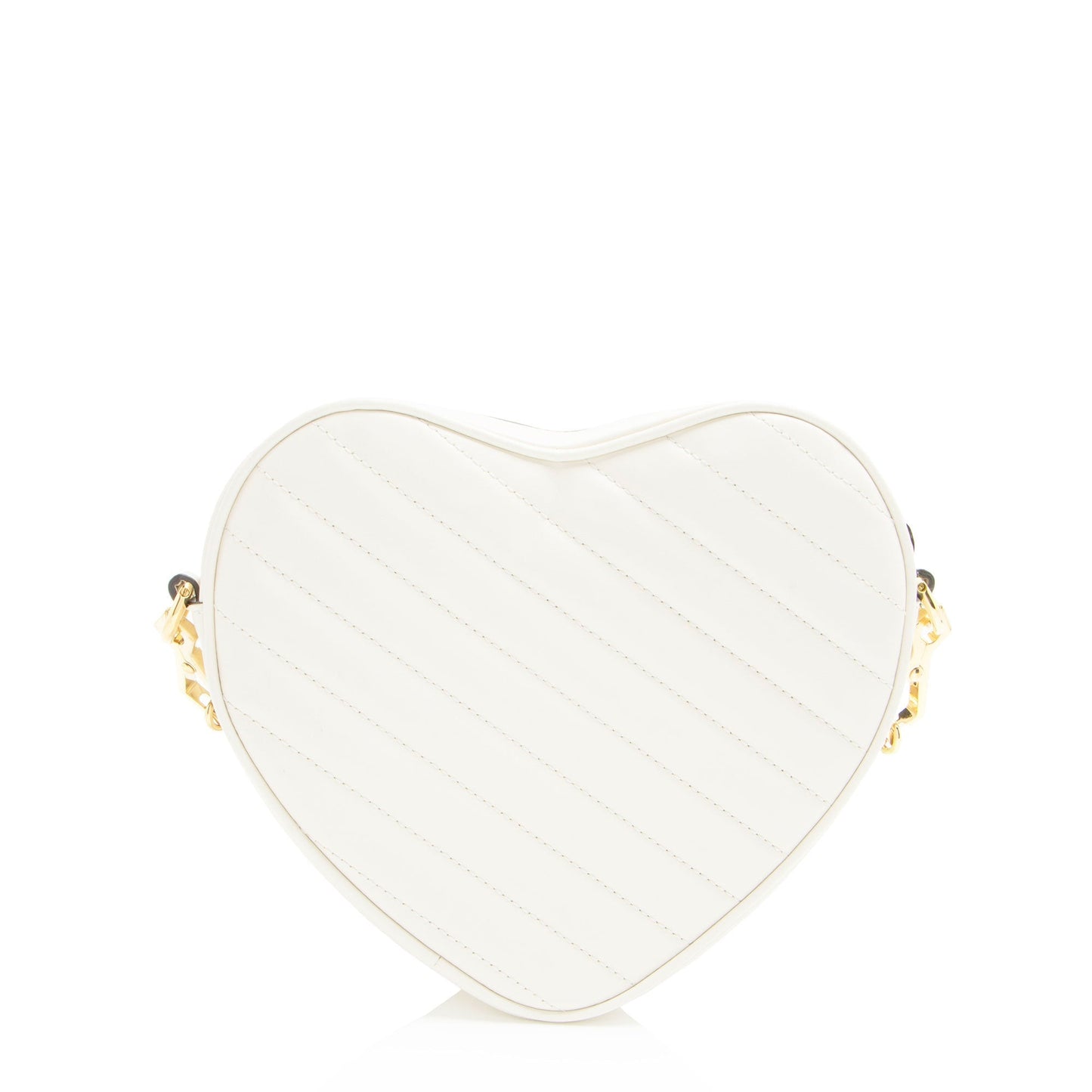 Gucci Matelasse Leather Interlocking G Heart Mini Shoulder Bag (SHF-iaso5p)