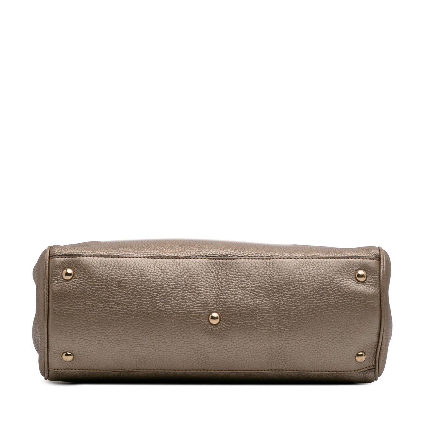 Gucci Medium Calfskin Bamboo Shopper Satchel